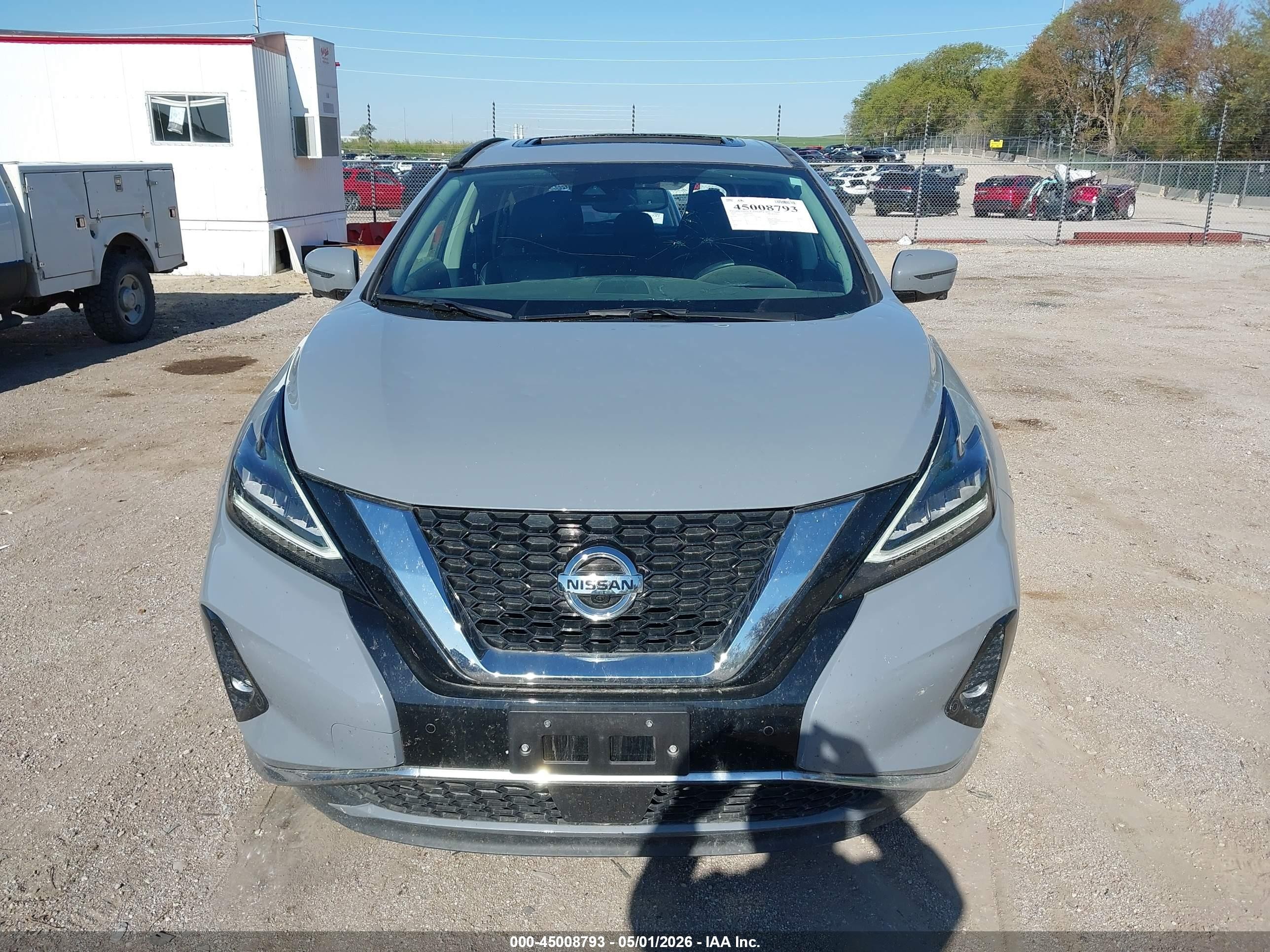 2022 Nissan Murano Sl Intelligent Awd Gray vin: 5N1AZ2CS3NC120654