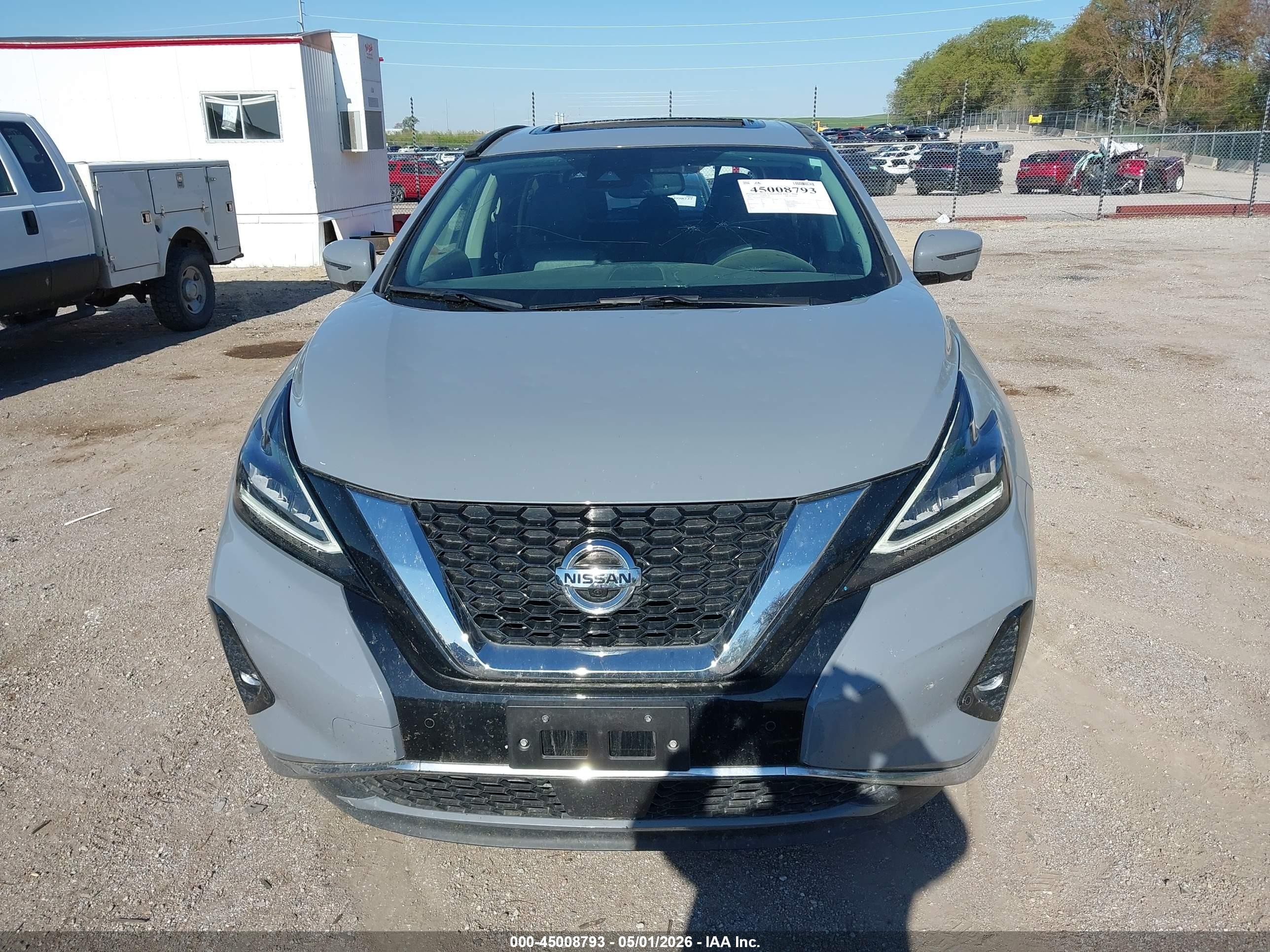 2022 Nissan Murano Sl Intelligent Awd Gray vin: 5N1AZ2CS3NC120654