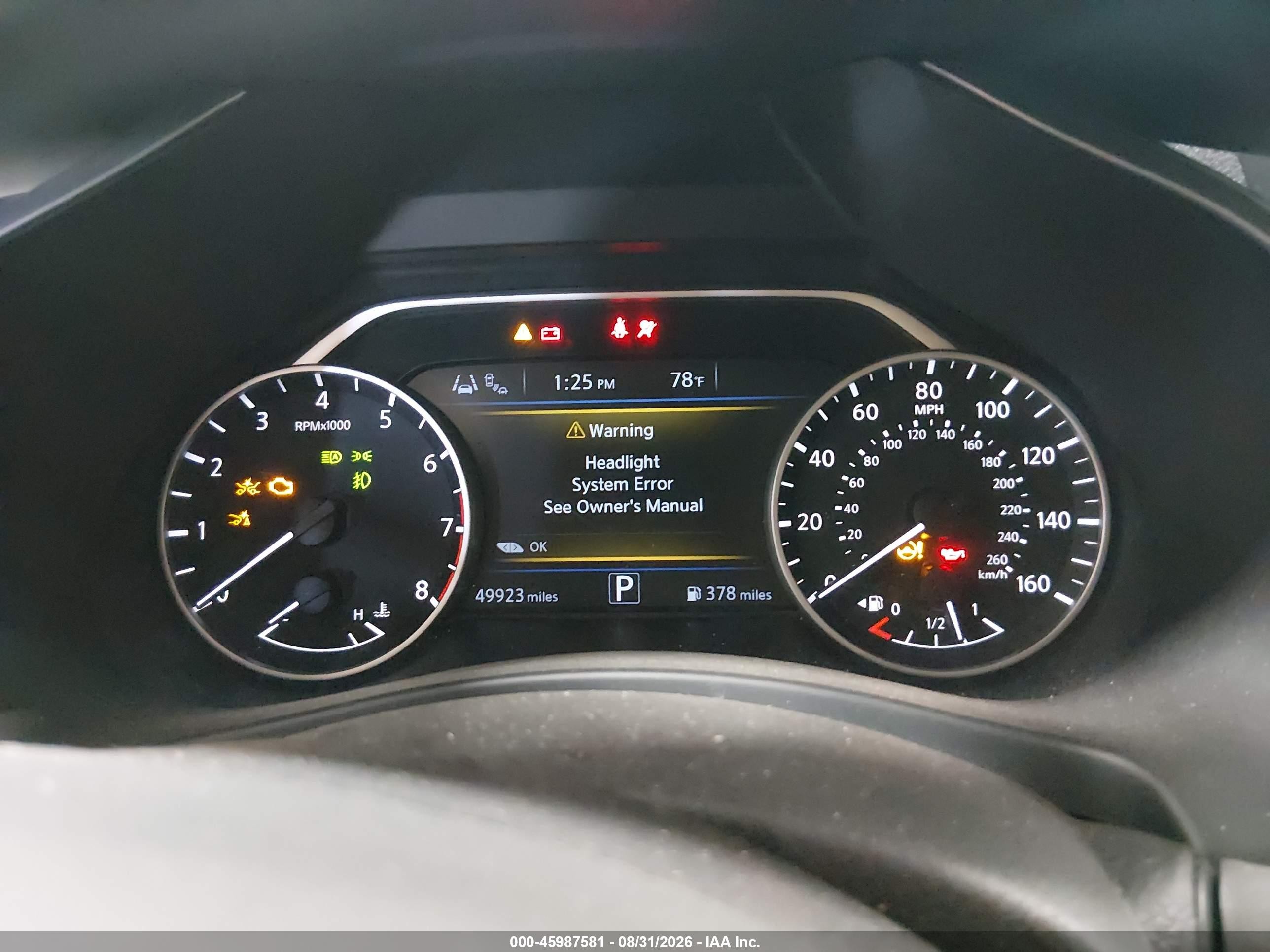2021 Nissan Murano Sl Intelligent Awd Серый vin: 5N1AZ2CS4MC117616