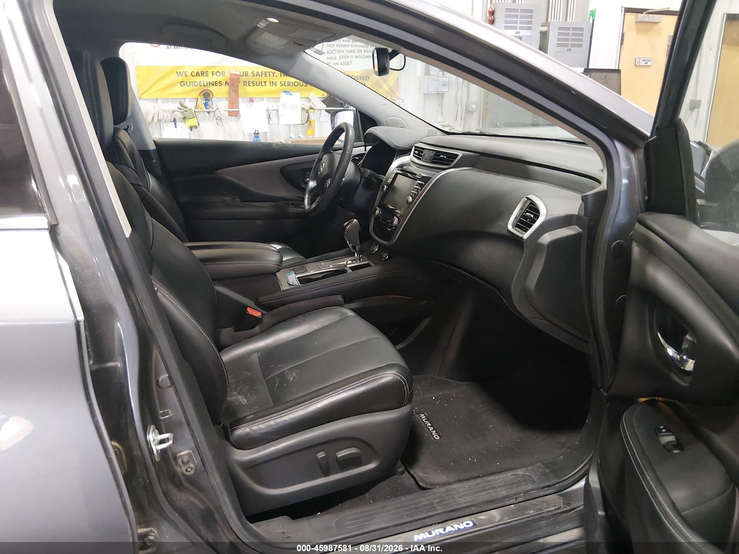 2021 Nissan Murano Sl Intelligent Awd Серый vin: 5N1AZ2CS4MC117616