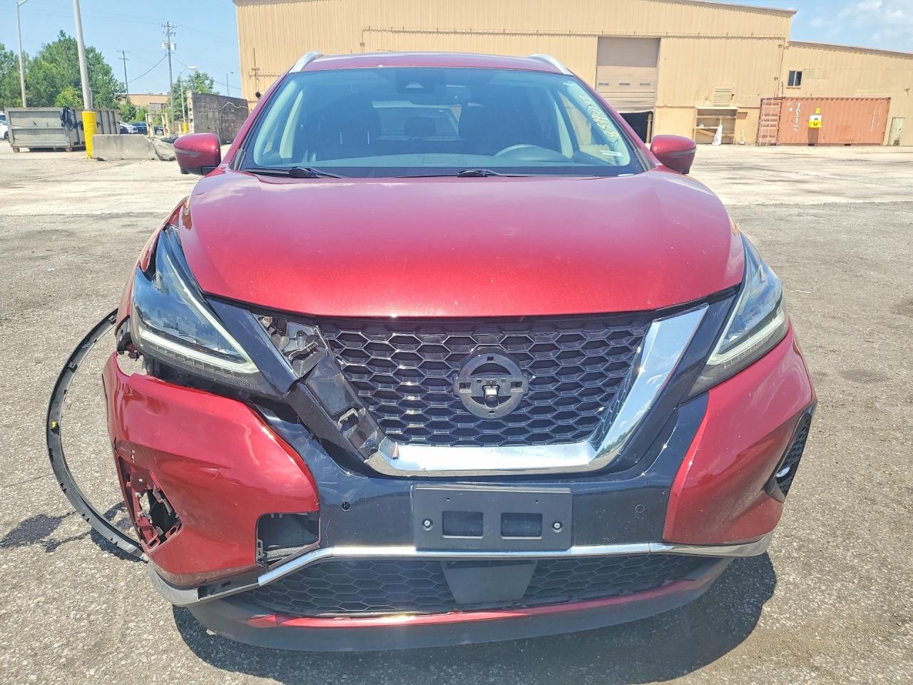 2022 Nissan Murano Sl Burgundy vin: 5N1AZ2CS7NC108801