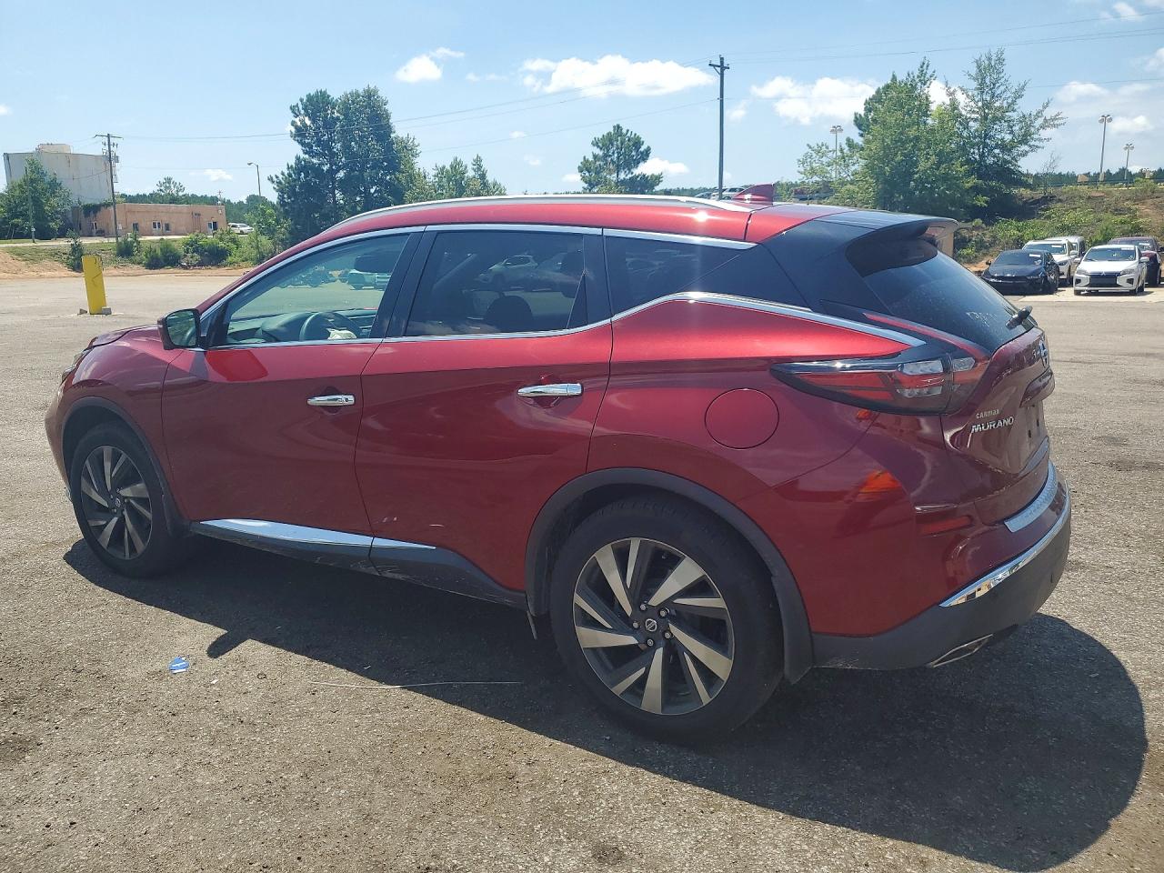 2022 Nissan Murano Sl Burgundy vin: 5N1AZ2CS7NC108801