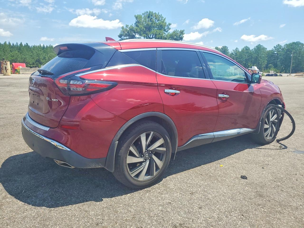 2022 Nissan Murano Sl Burgundy vin: 5N1AZ2CS7NC108801