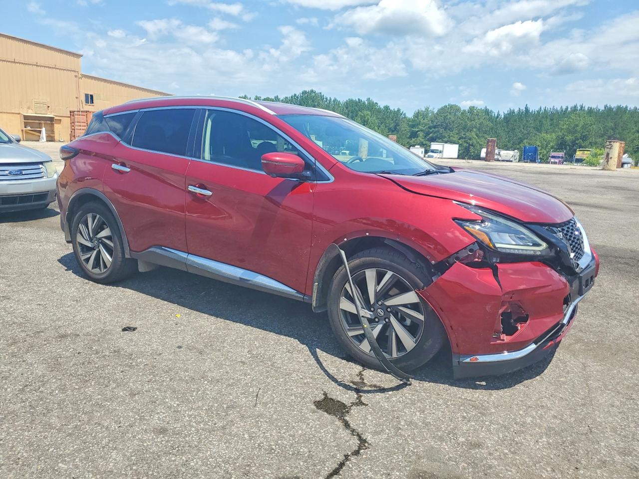 2022 Nissan Murano Sl Burgundy vin: 5N1AZ2CS7NC108801