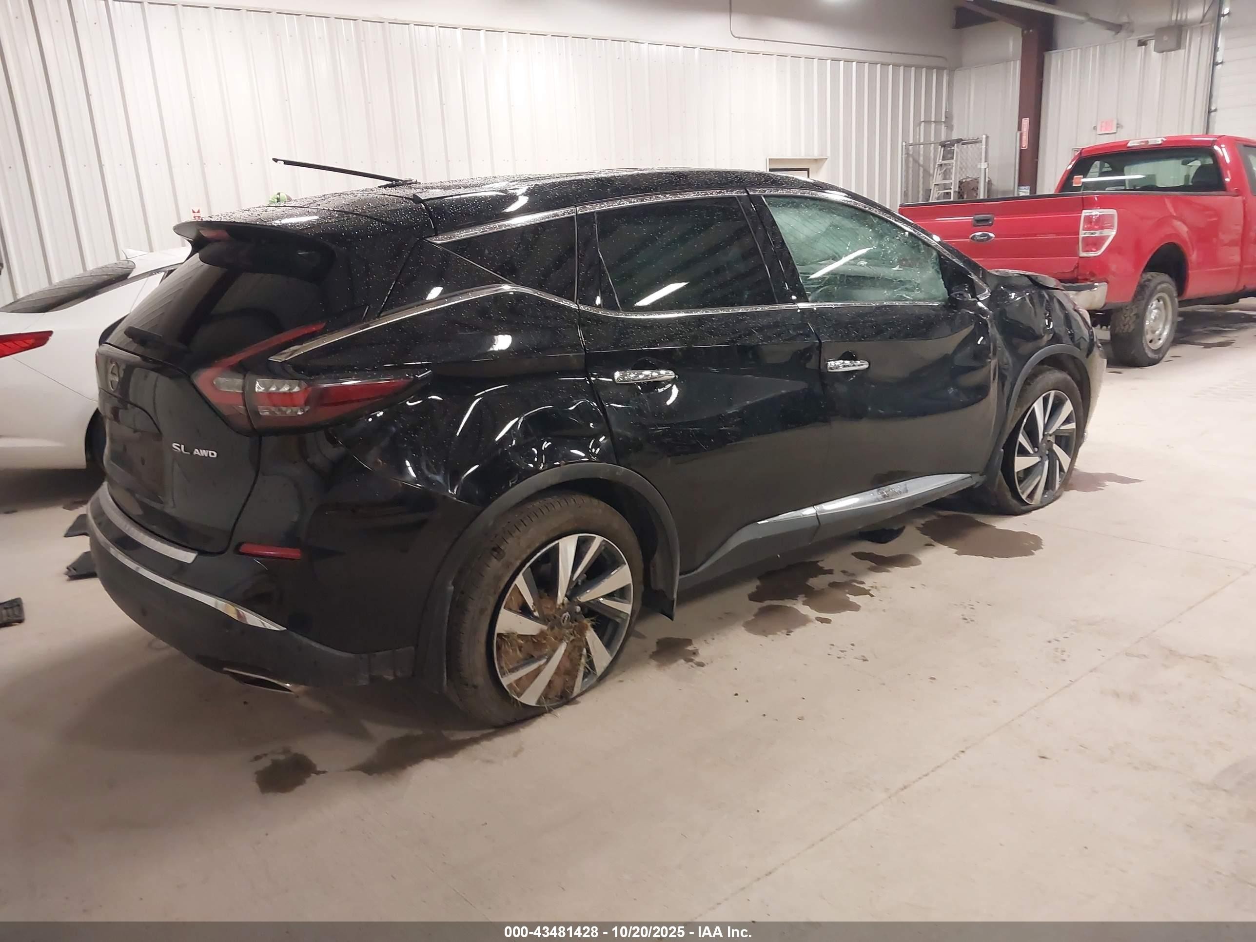 2024 Nissan Murano Sl Intelligent Awd Black vin: 5N1AZ2CS9RC128053