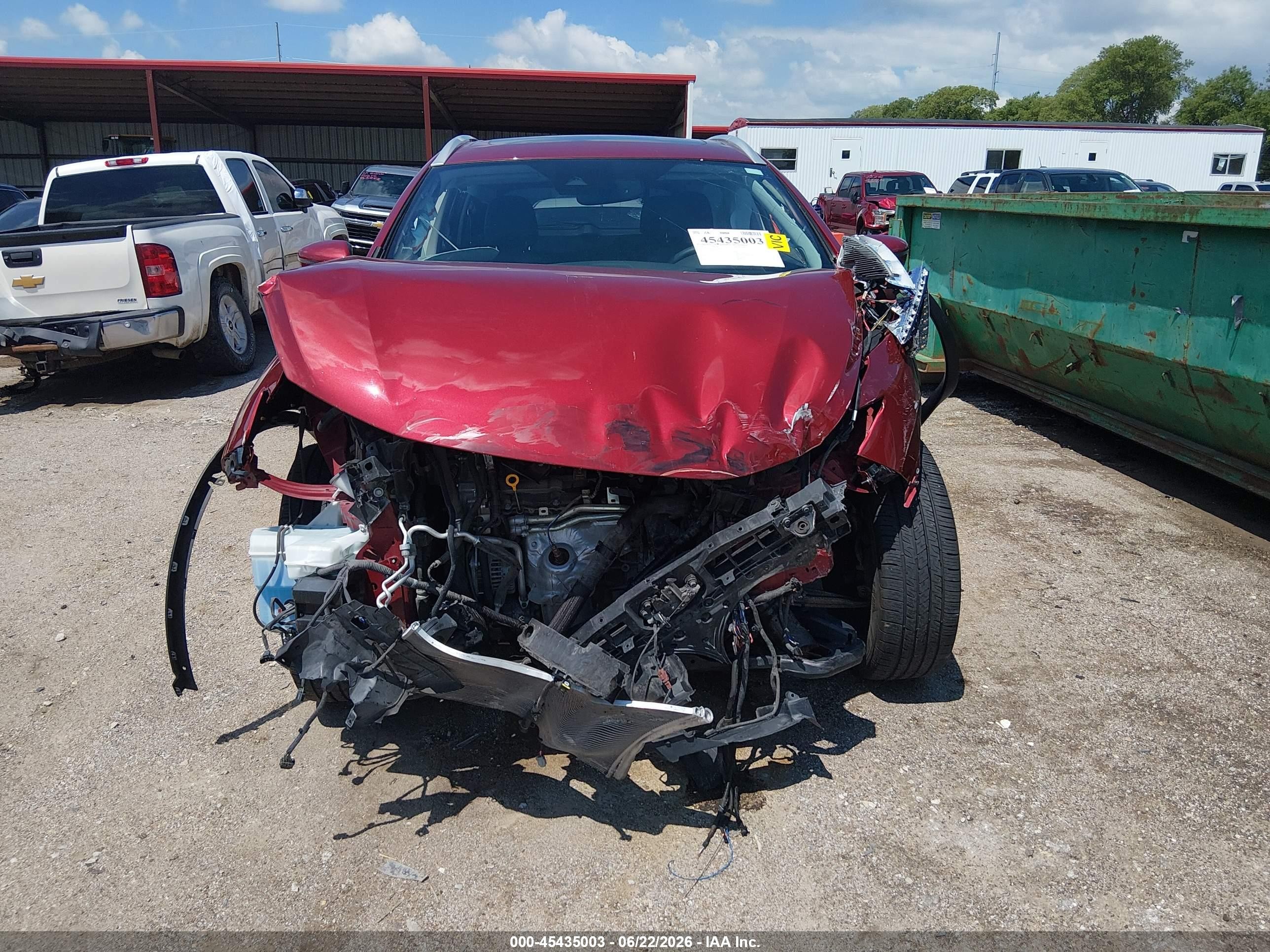2020 Nissan Murano Sl Intelligent Awd Red vin: 5N1AZ2CSXLN126534