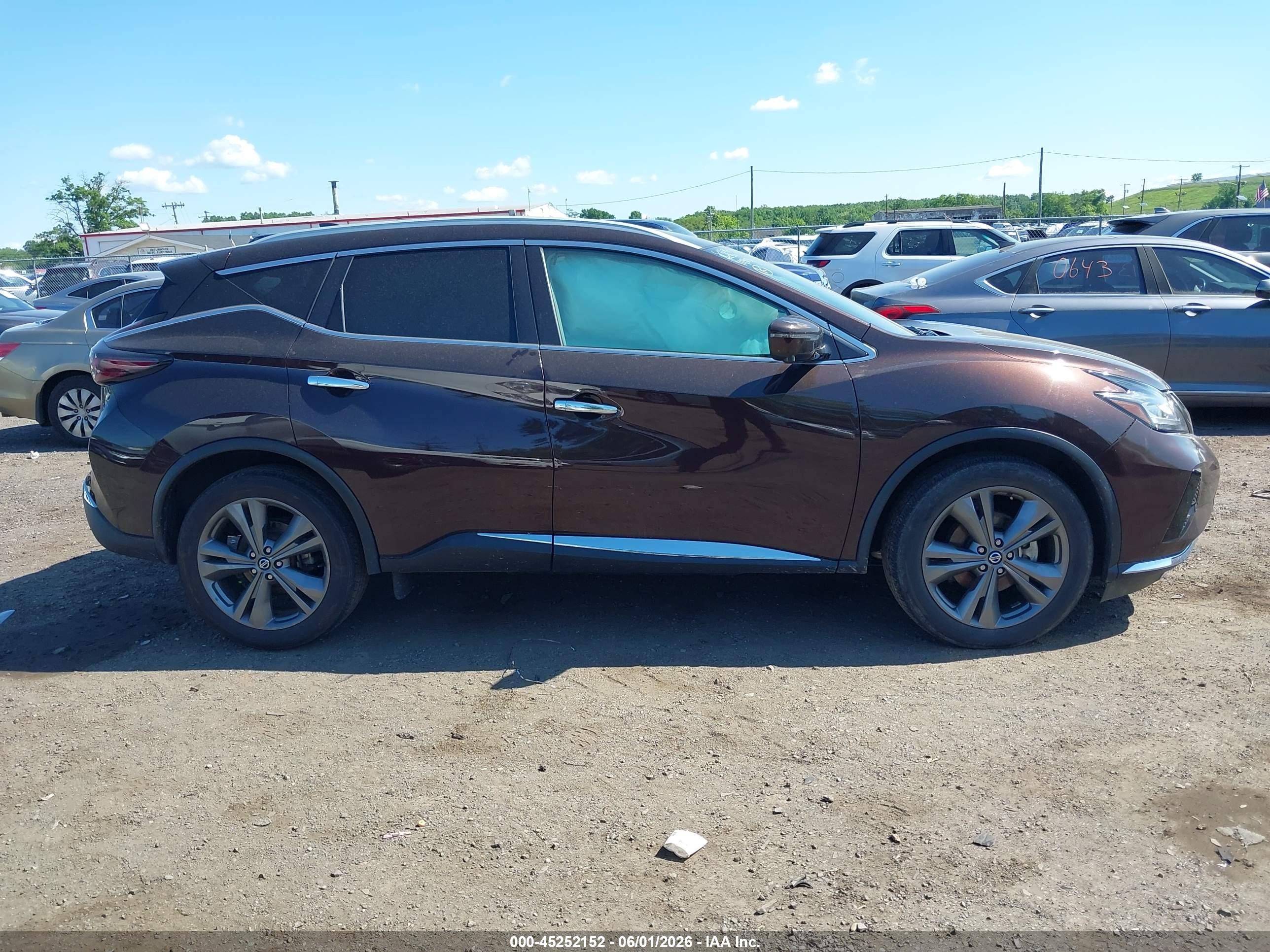 2021 Nissan Murano Platinum Intelligent Awd Burgundy vin: 5N1AZ2DS1MC111903