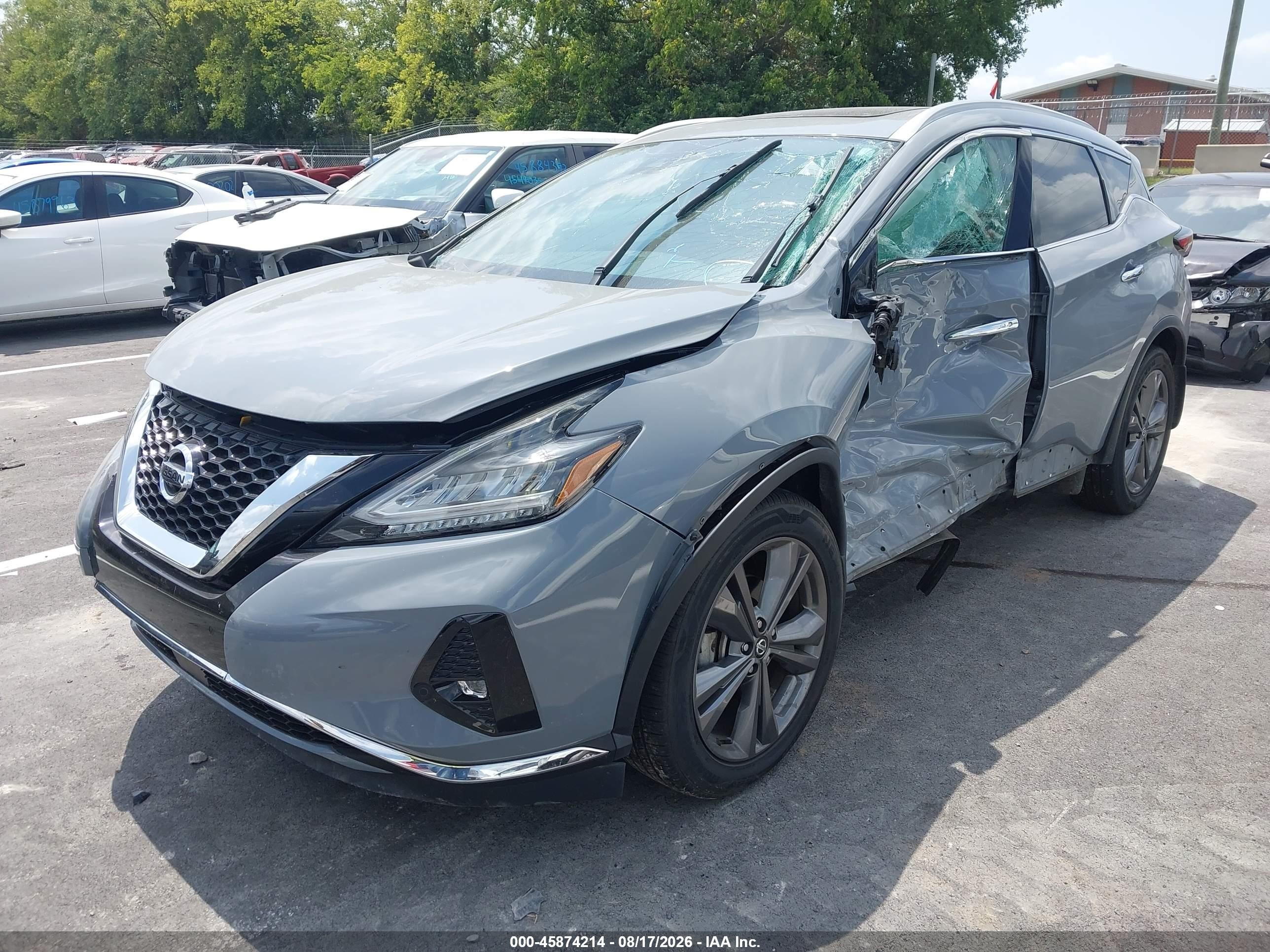2021 Nissan Murano Platinum Intelligent Awd Gray vin: 5N1AZ2DS4MC104508