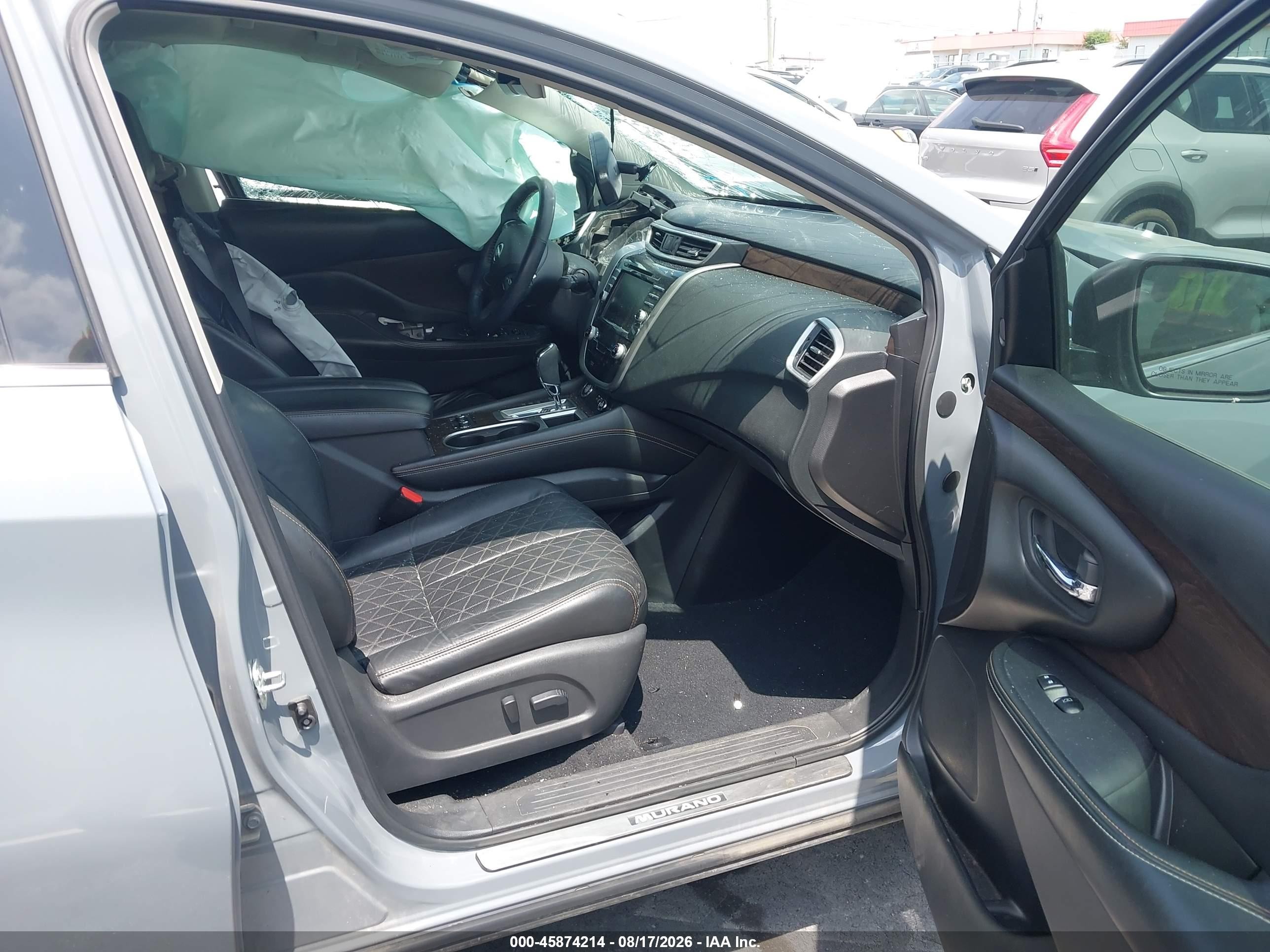 2021 Nissan Murano Platinum Intelligent Awd Gray vin: 5N1AZ2DS4MC104508