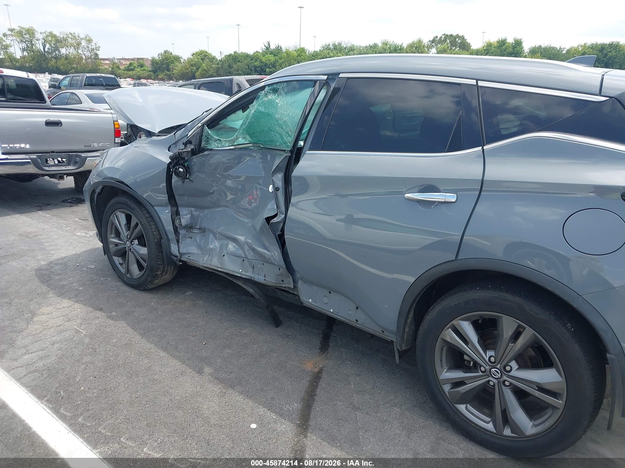 2021 Nissan Murano Platinum Intelligent Awd Gray vin: 5N1AZ2DS4MC104508