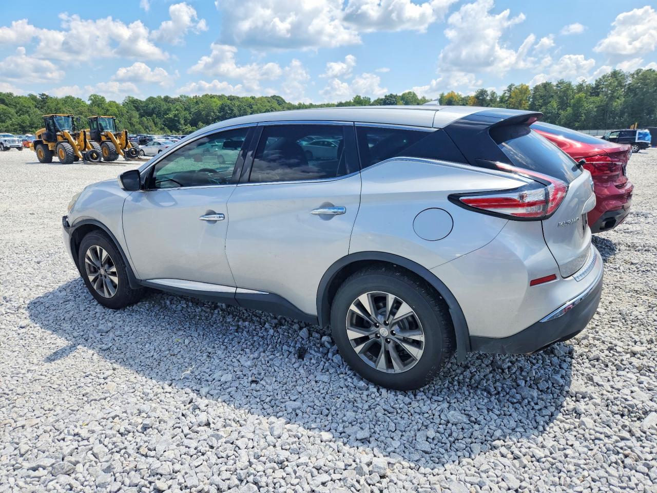 2015 Nissan Murano S Silver vin: 5N1AZ2MG0FN203507