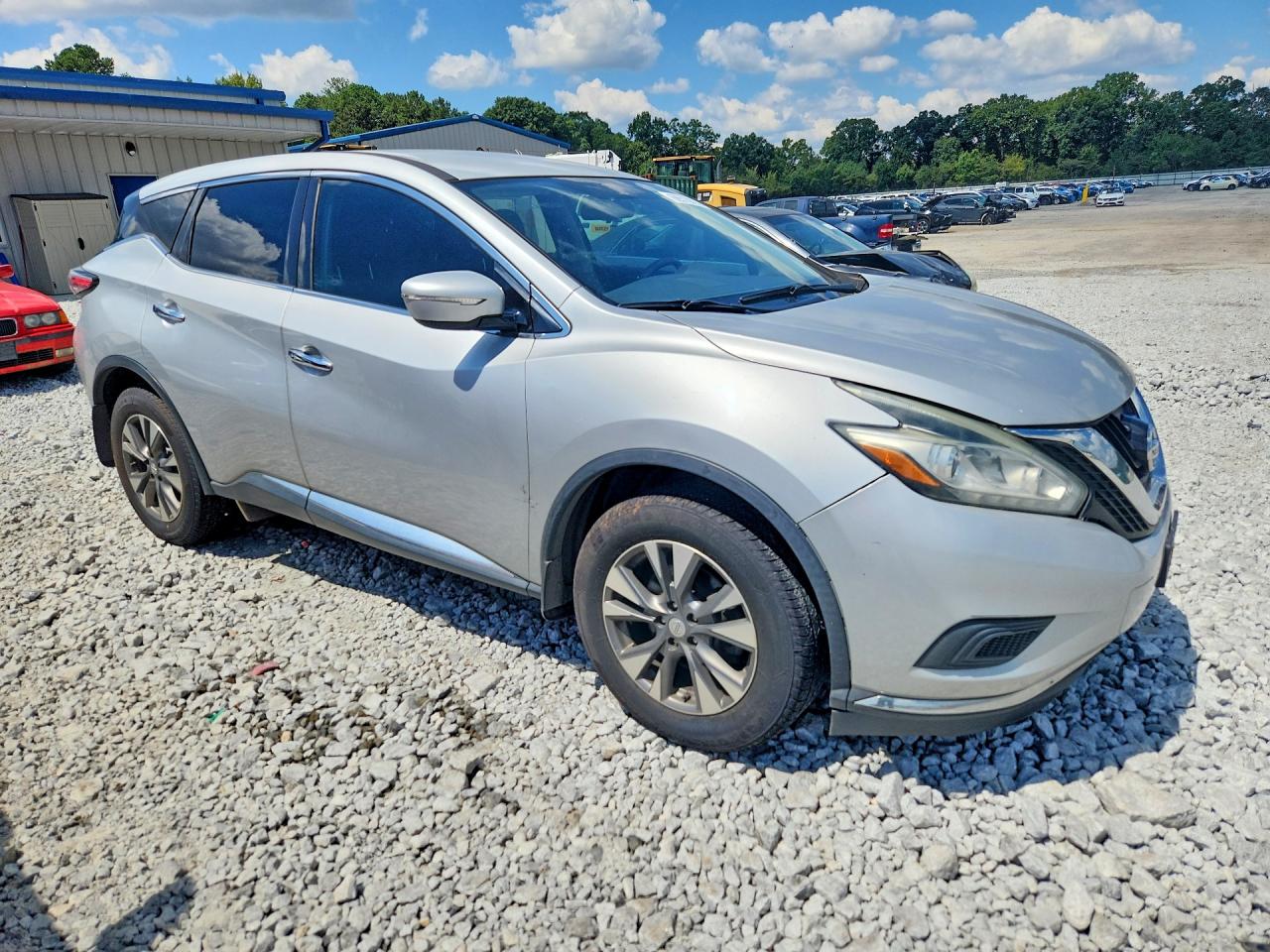 2015 Nissan Murano S Silver vin: 5N1AZ2MG0FN203507