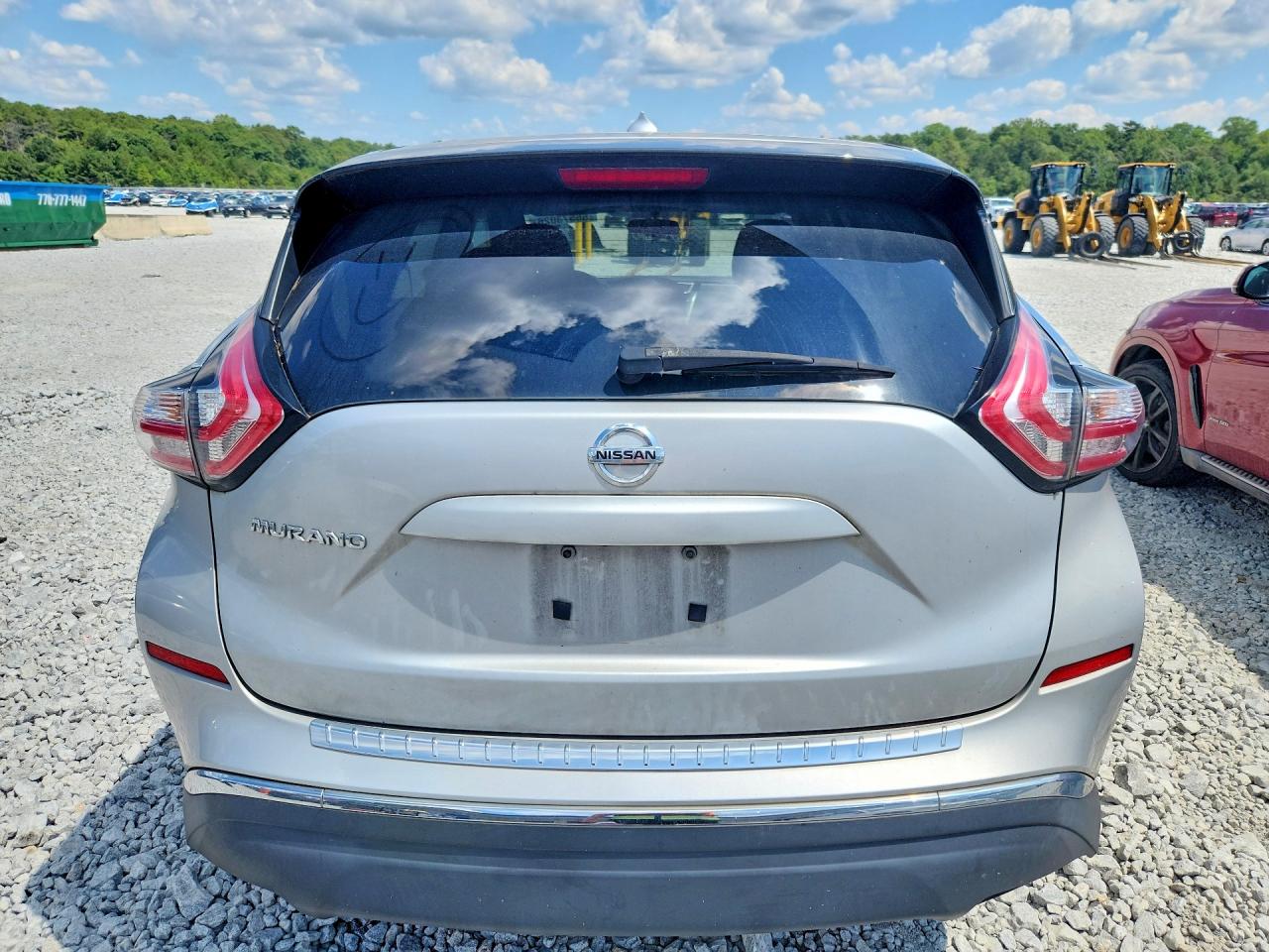 2015 Nissan Murano S Silver vin: 5N1AZ2MG0FN203507