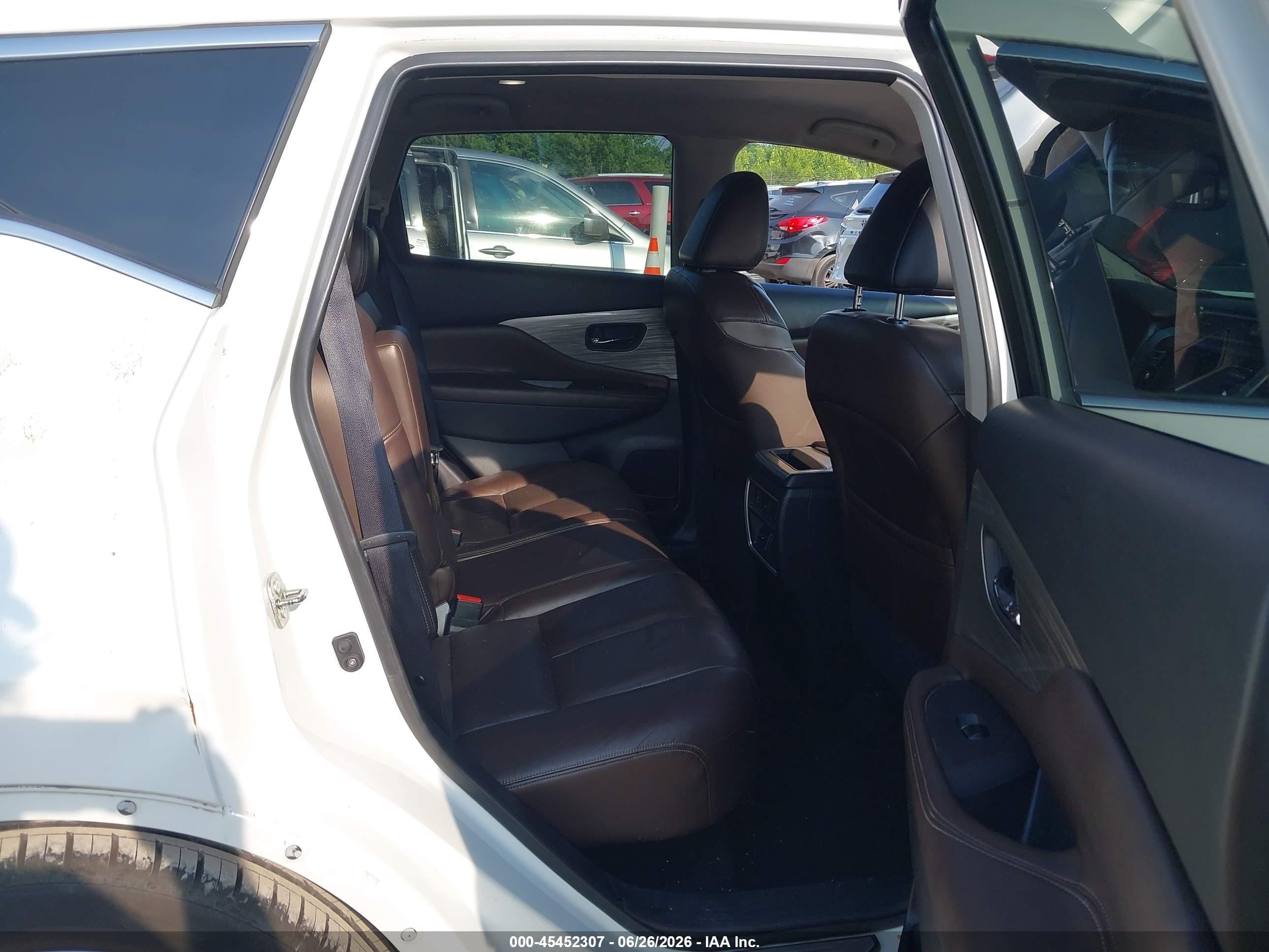 2015 Nissan Murano Platinum White vin: 5N1AZ2MG0FN206603