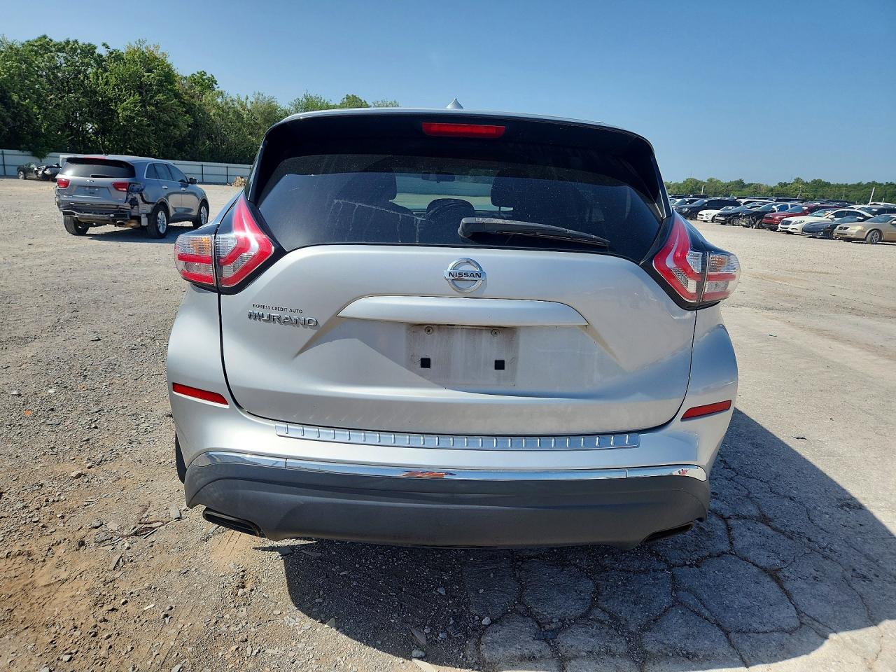 2015 Nissan Murano S Silver vin: 5N1AZ2MG0FN216502