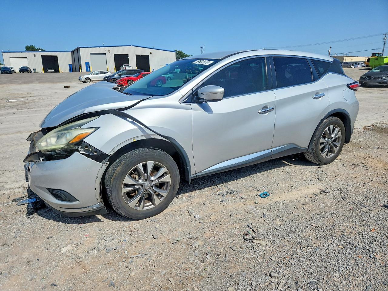 2015 Nissan Murano S Silver vin: 5N1AZ2MG0FN216502