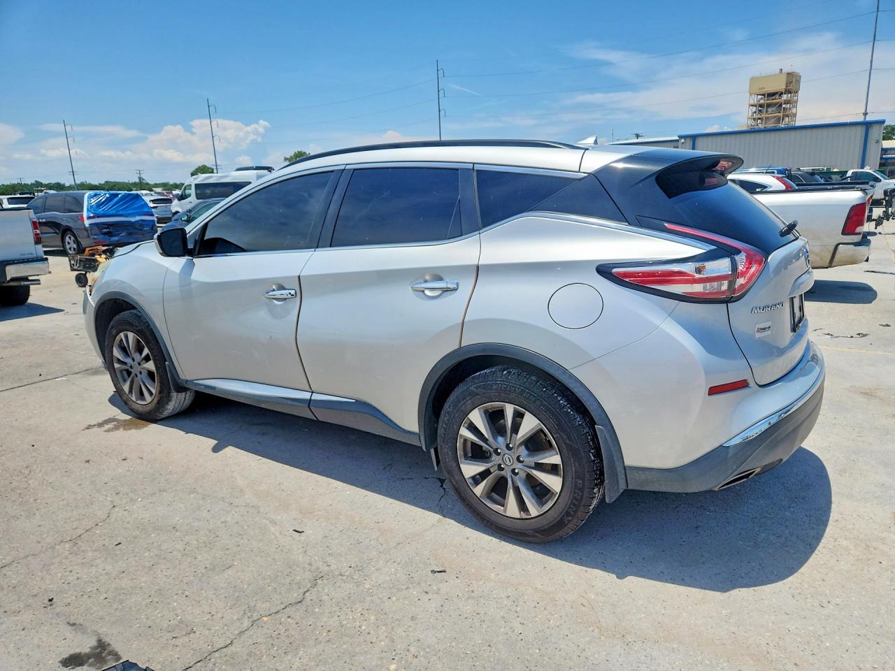 2015 Nissan Murano Sv Silver vin: 5N1AZ2MG0FN234420