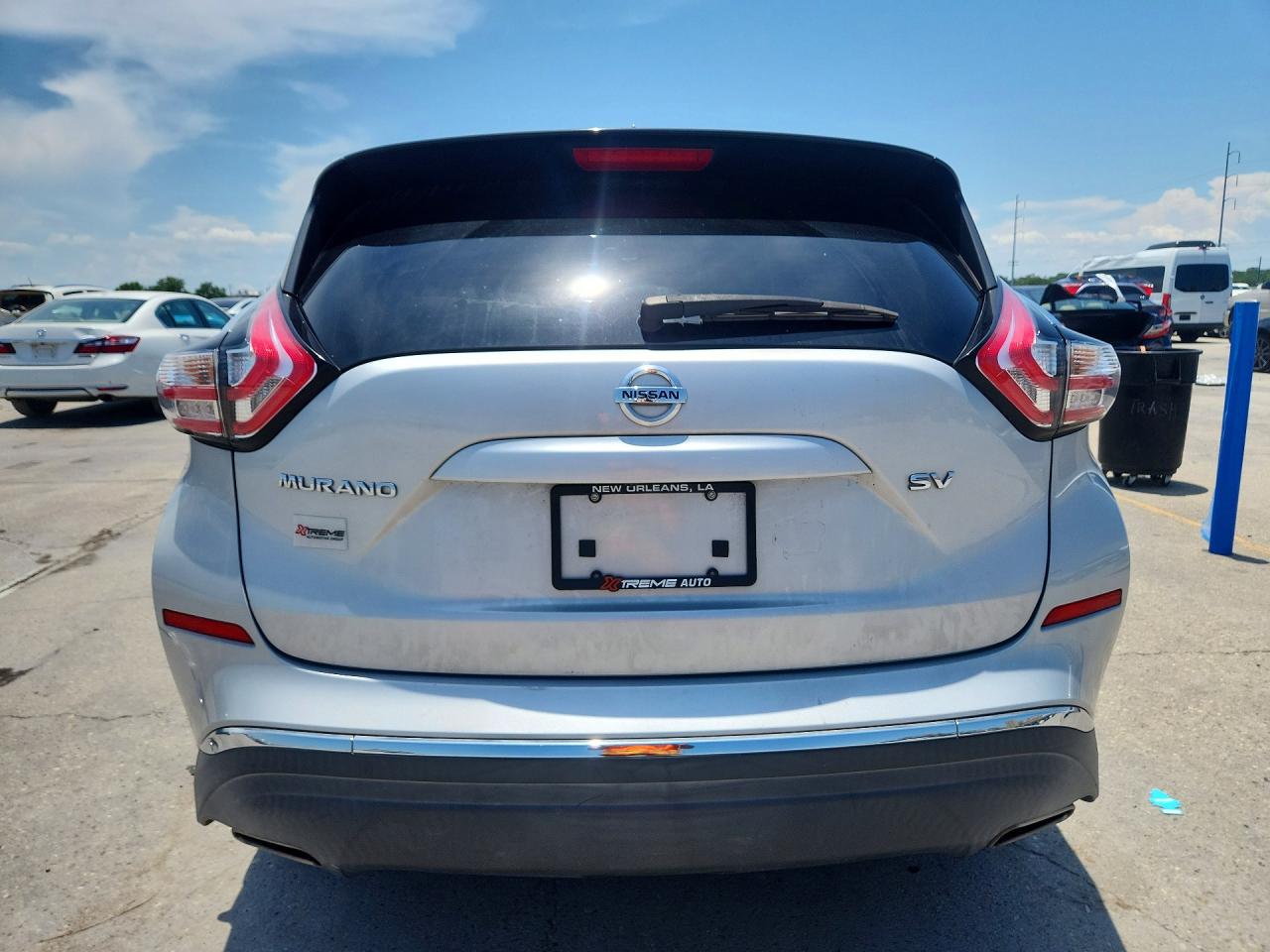 2015 Nissan Murano Sv Silver vin: 5N1AZ2MG0FN234420