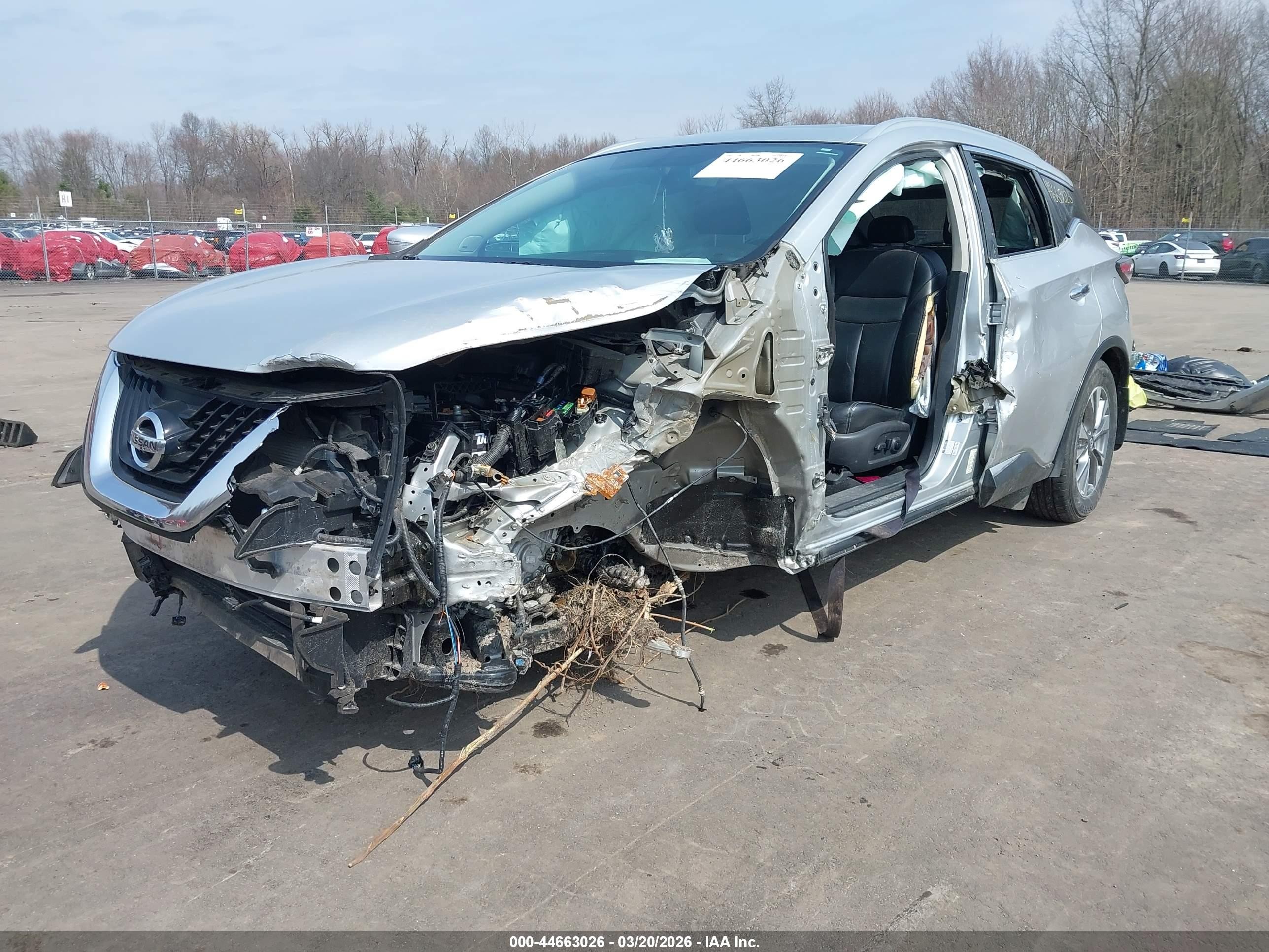 2015 Nissan Murano Sl Серебряный vin: 5N1AZ2MG0FN239360