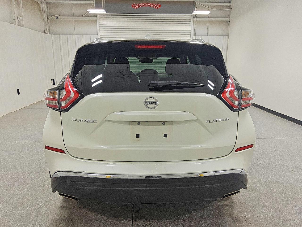 2015 Nissan Murano Platinum White vin: 5N1AZ2MG0FN240296