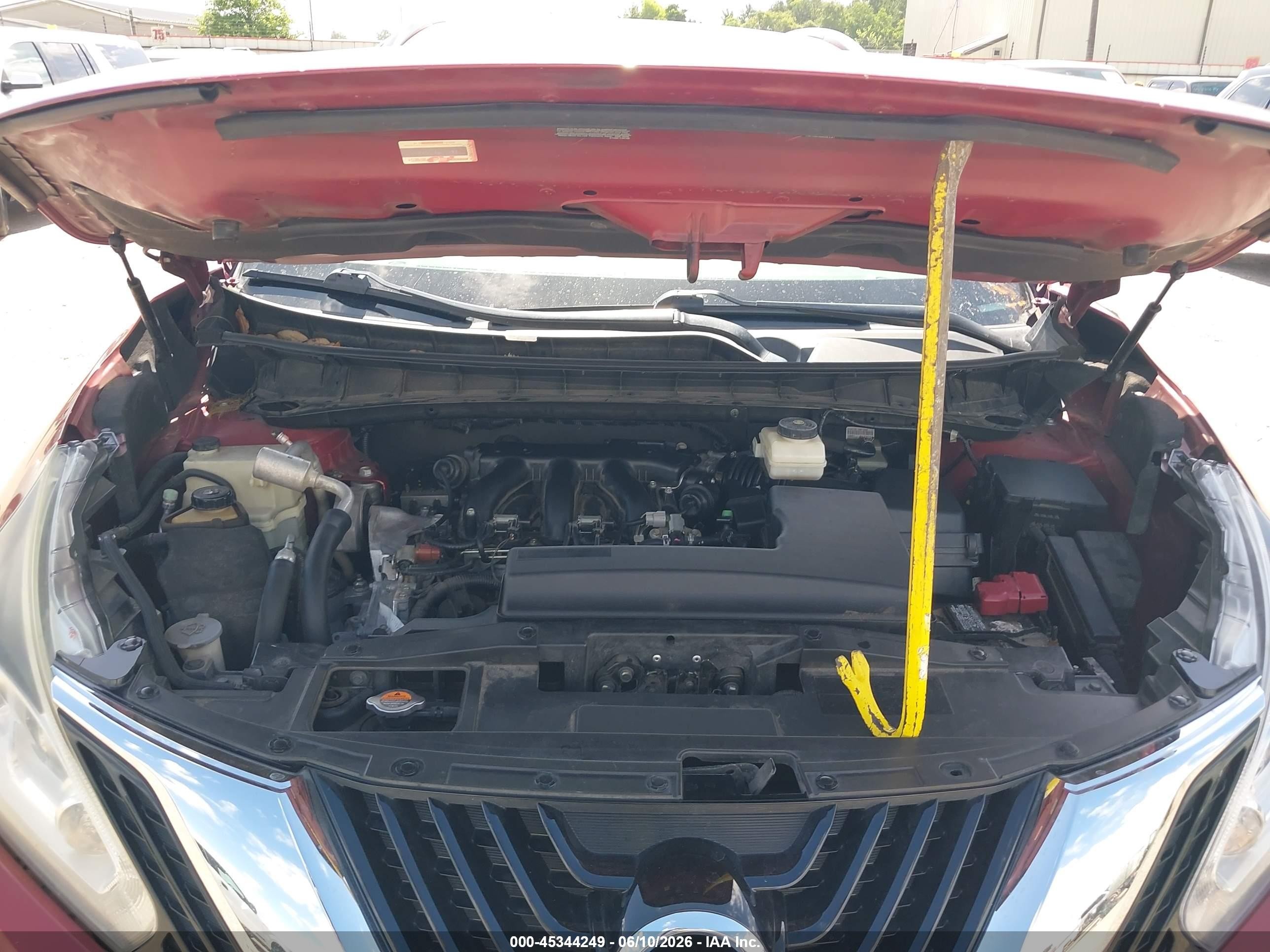 2015 Nissan Murano Sv Red vin: 5N1AZ2MG0FN243960
