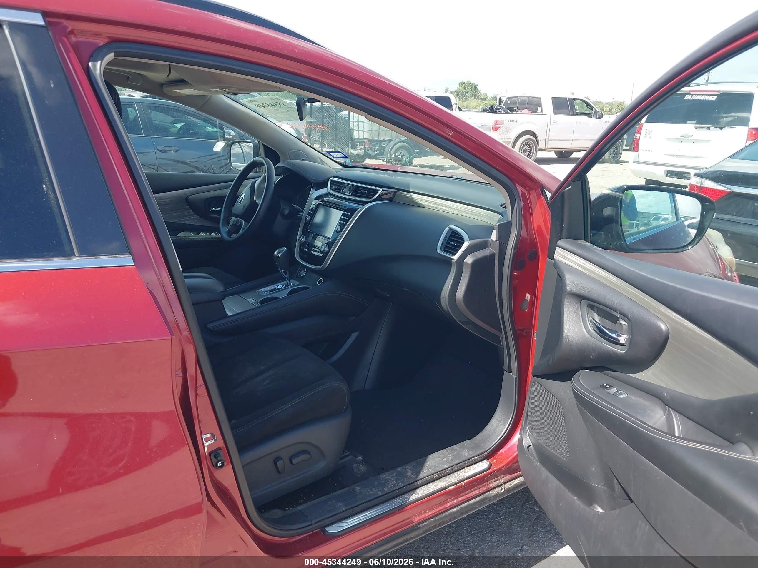 2015 Nissan Murano Sv Red vin: 5N1AZ2MG0FN243960