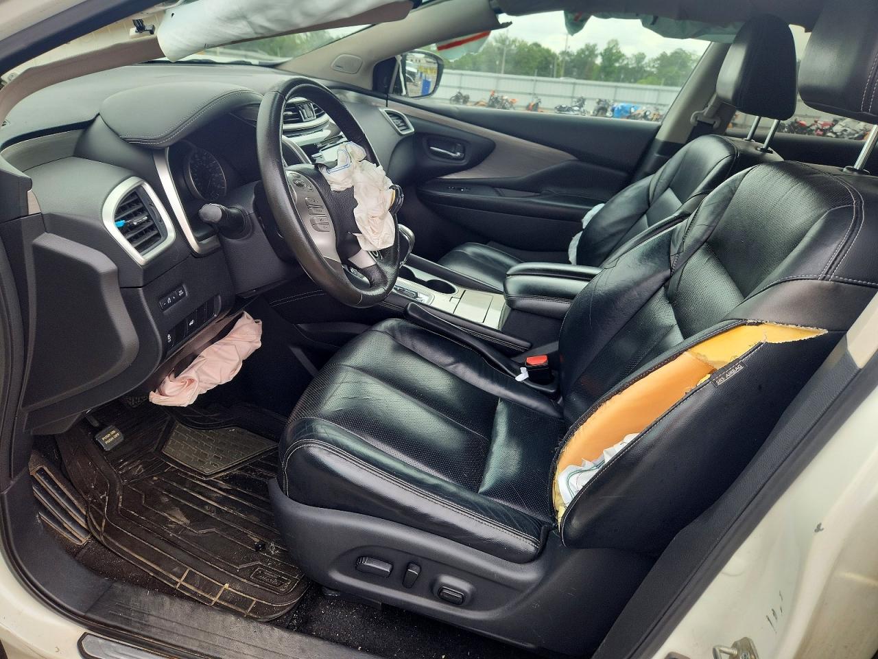 2015 Nissan Murano Sl White vin: 5N1AZ2MG0FN254196