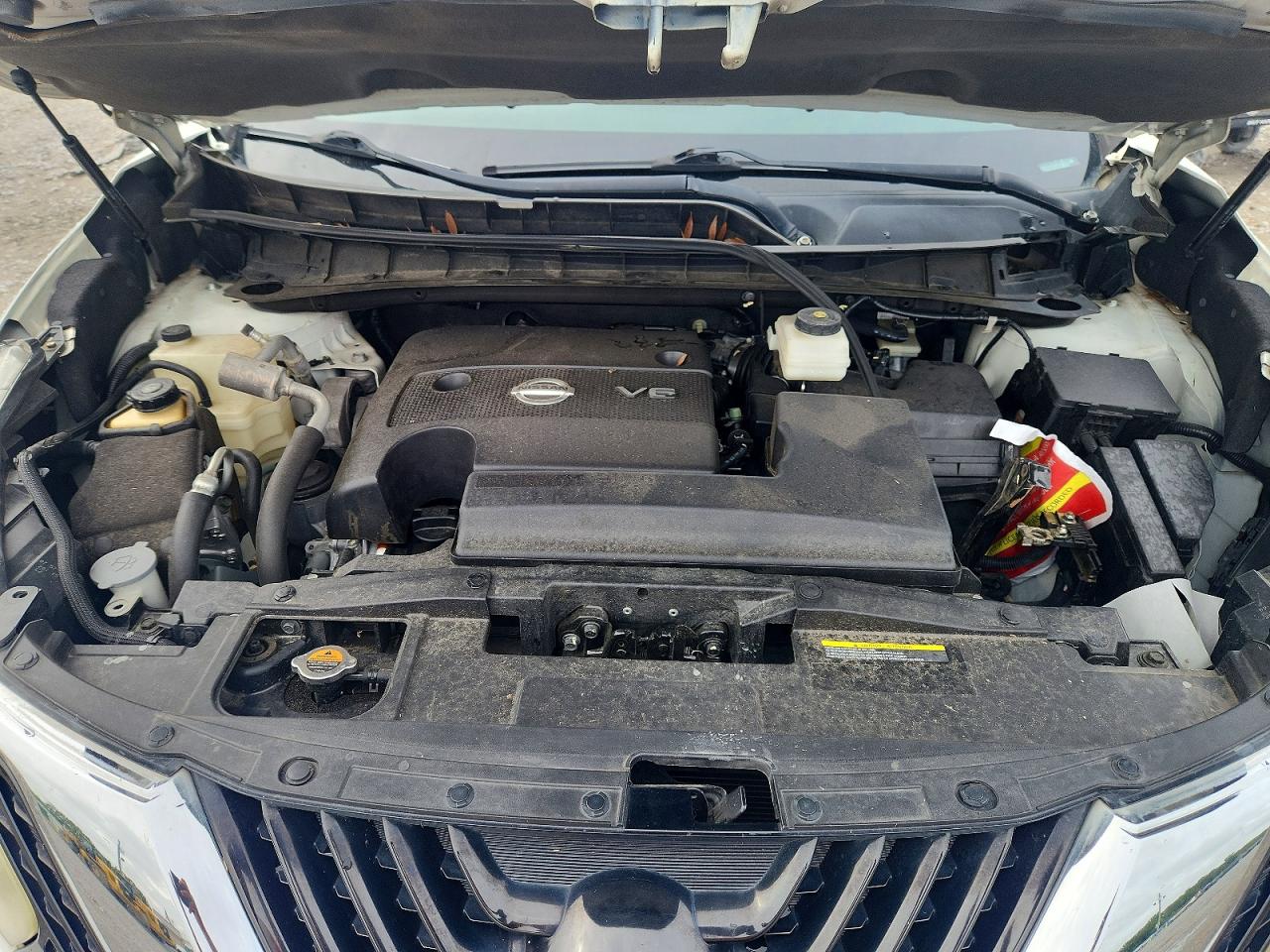 2015 Nissan Murano Sl White vin: 5N1AZ2MG0FN254196