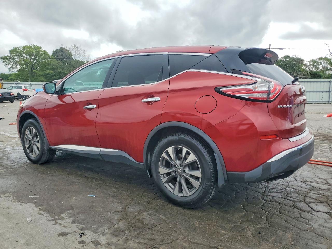 2015 Nissan Murano S Red vin: 5N1AZ2MG0FN276649