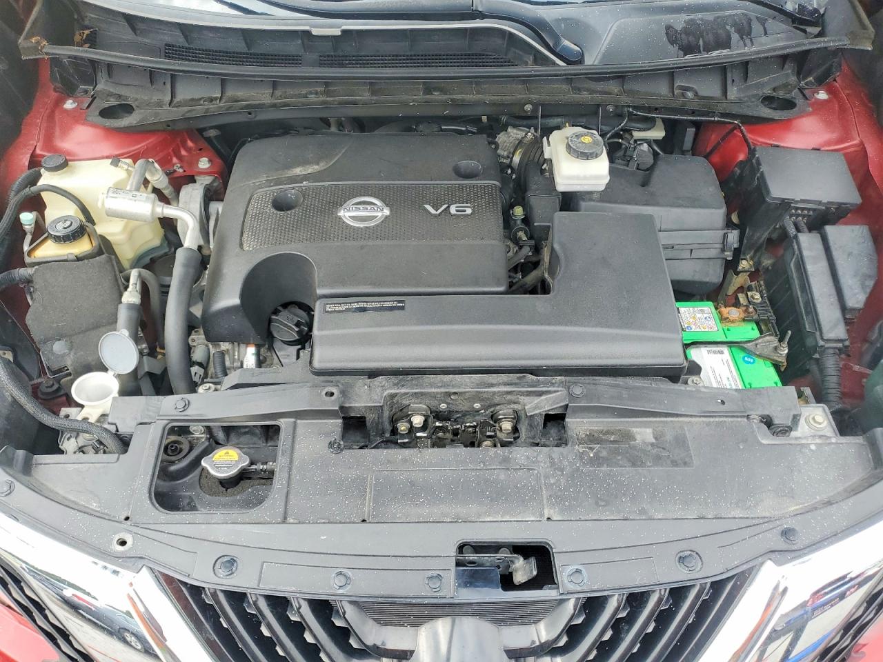 2015 Nissan Murano S Red vin: 5N1AZ2MG0FN276649