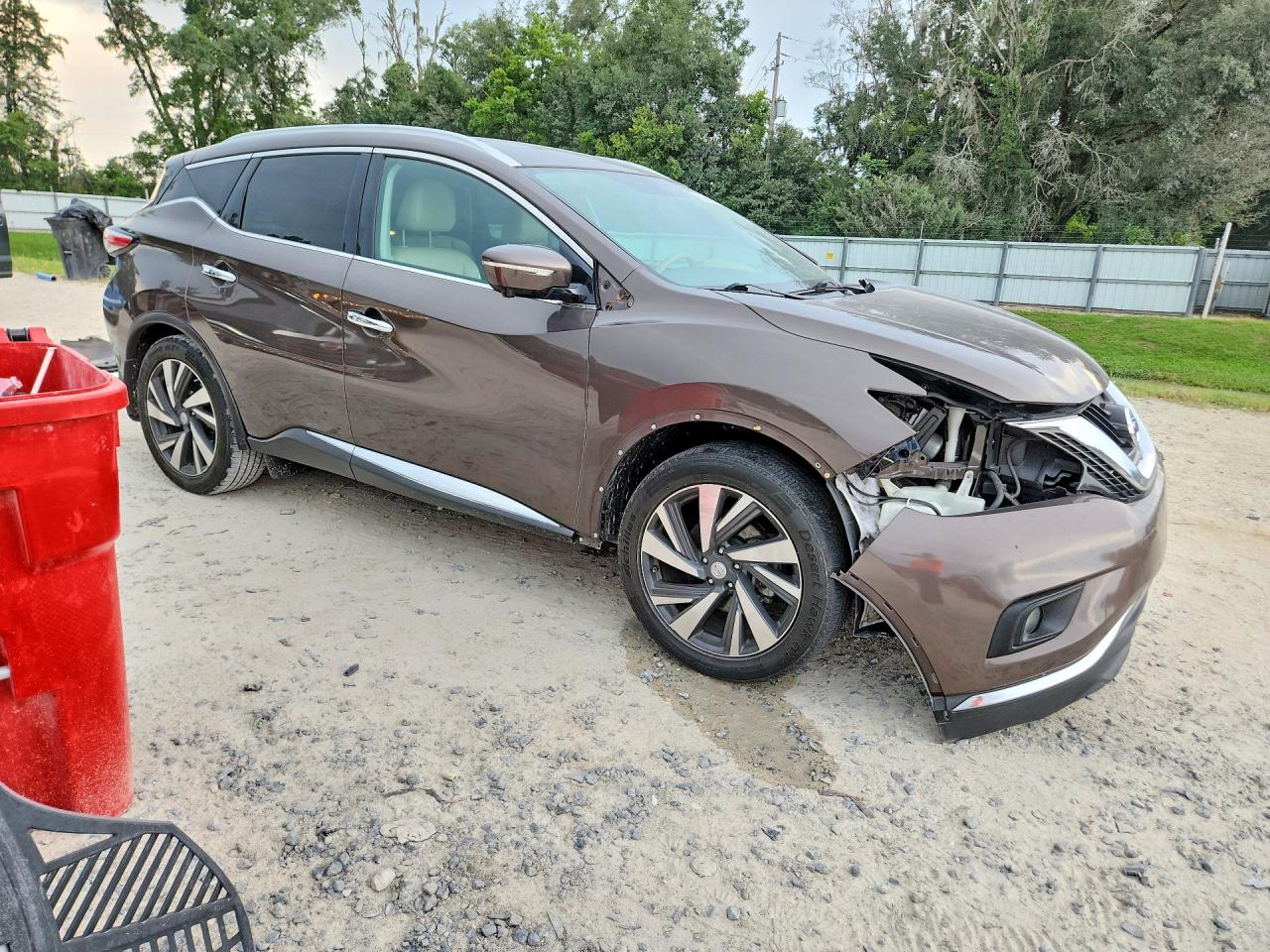 2015 Nissan Murano Platinum Brown vin: 5N1AZ2MG0FN283651