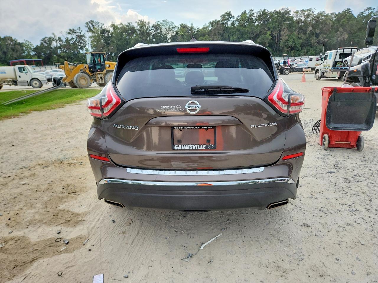 2015 Nissan Murano Platinum Brown vin: 5N1AZ2MG0FN283651
