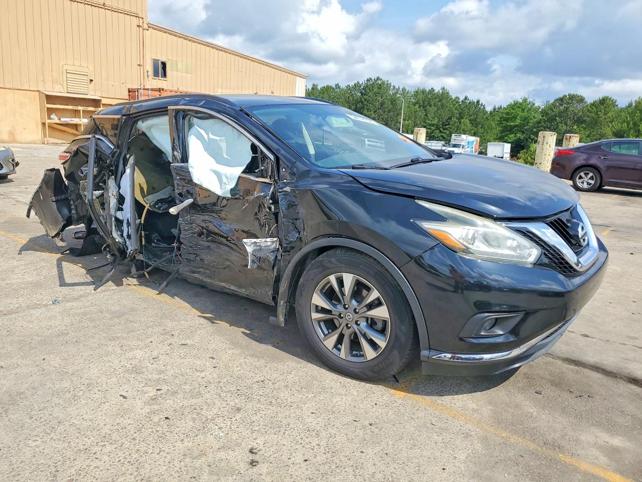 2015 Nissan Murano Sv Black vin: 5N1AZ2MG0FN289322