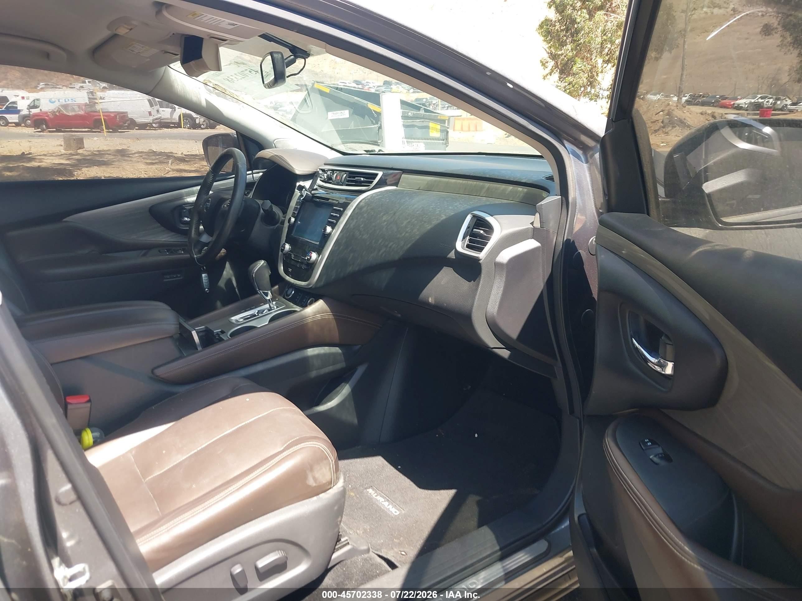 2015 Nissan Murano Sl Gray vin: 5N1AZ2MG1FN200292