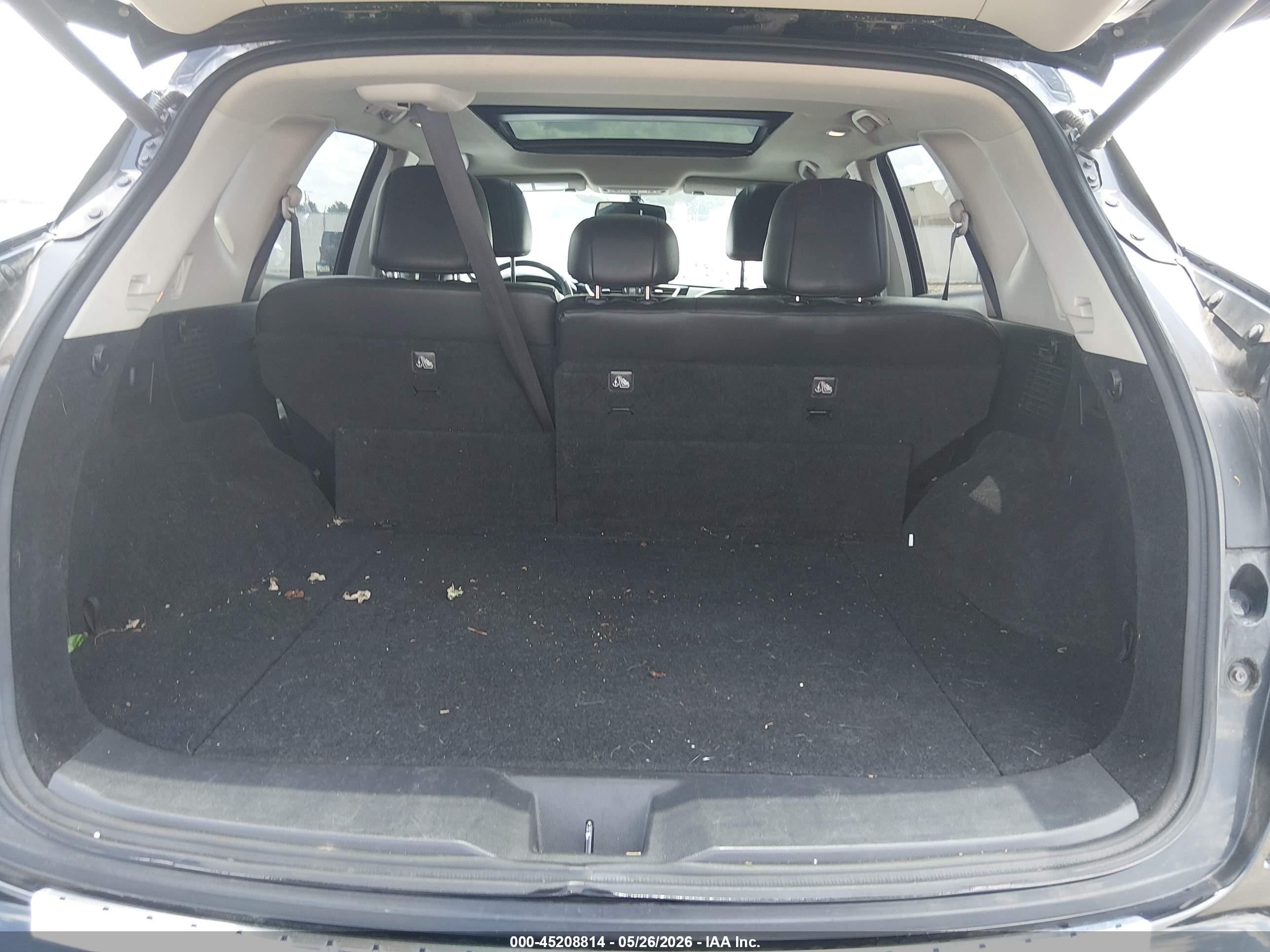 2015 Nissan Murano Sl Black vin: 5N1AZ2MG1FN217058