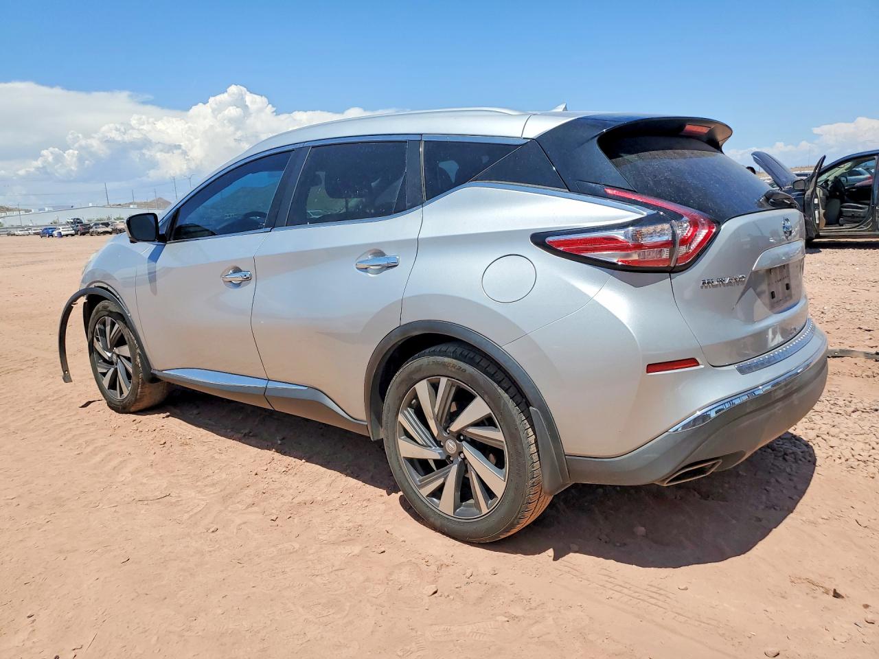 2015 Nissan Murano Platinum Серебряный vin: 5N1AZ2MG1FN227122