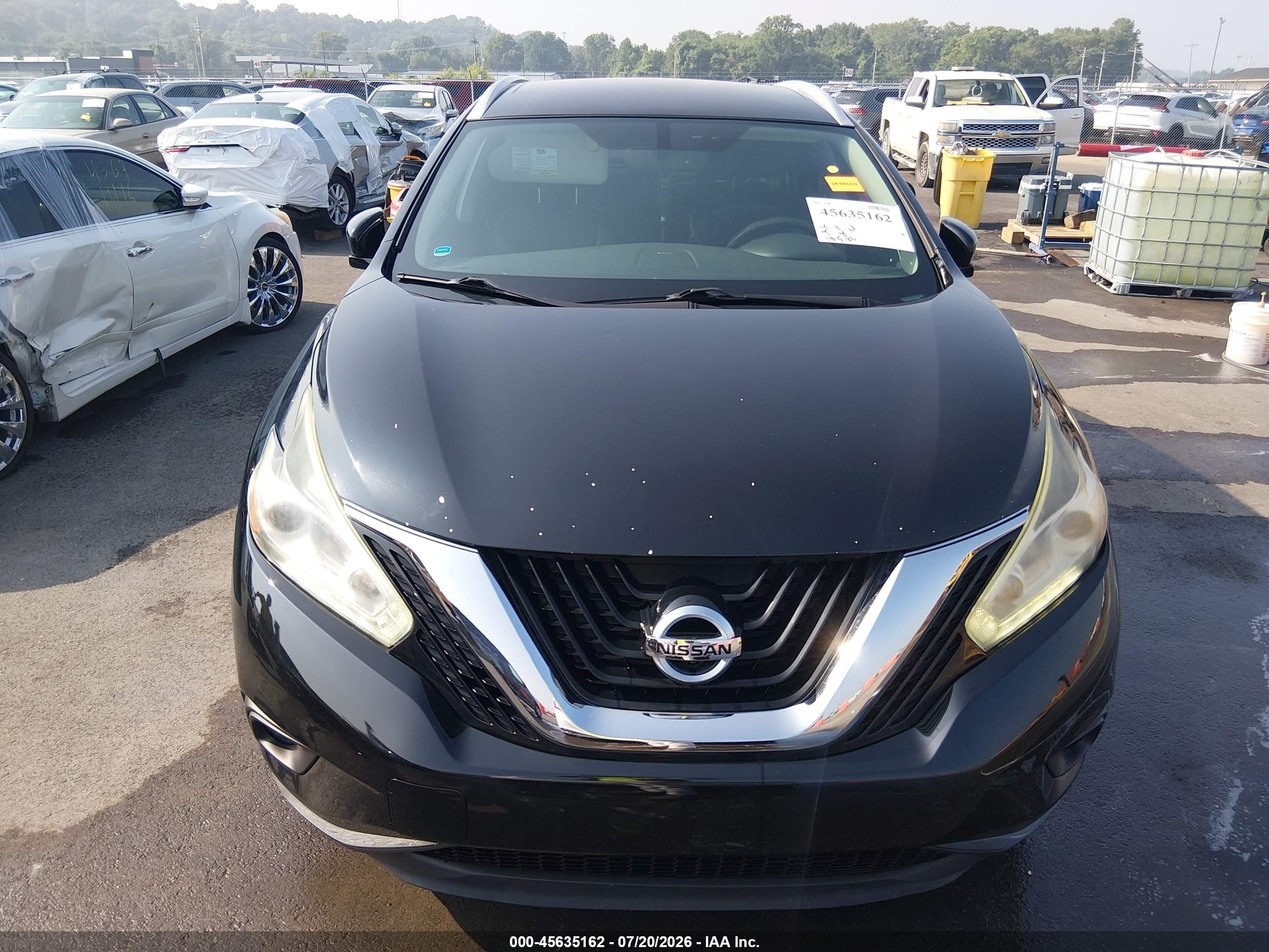 2015 Nissan Murano Platinum Black vin: 5N1AZ2MG1FN247600