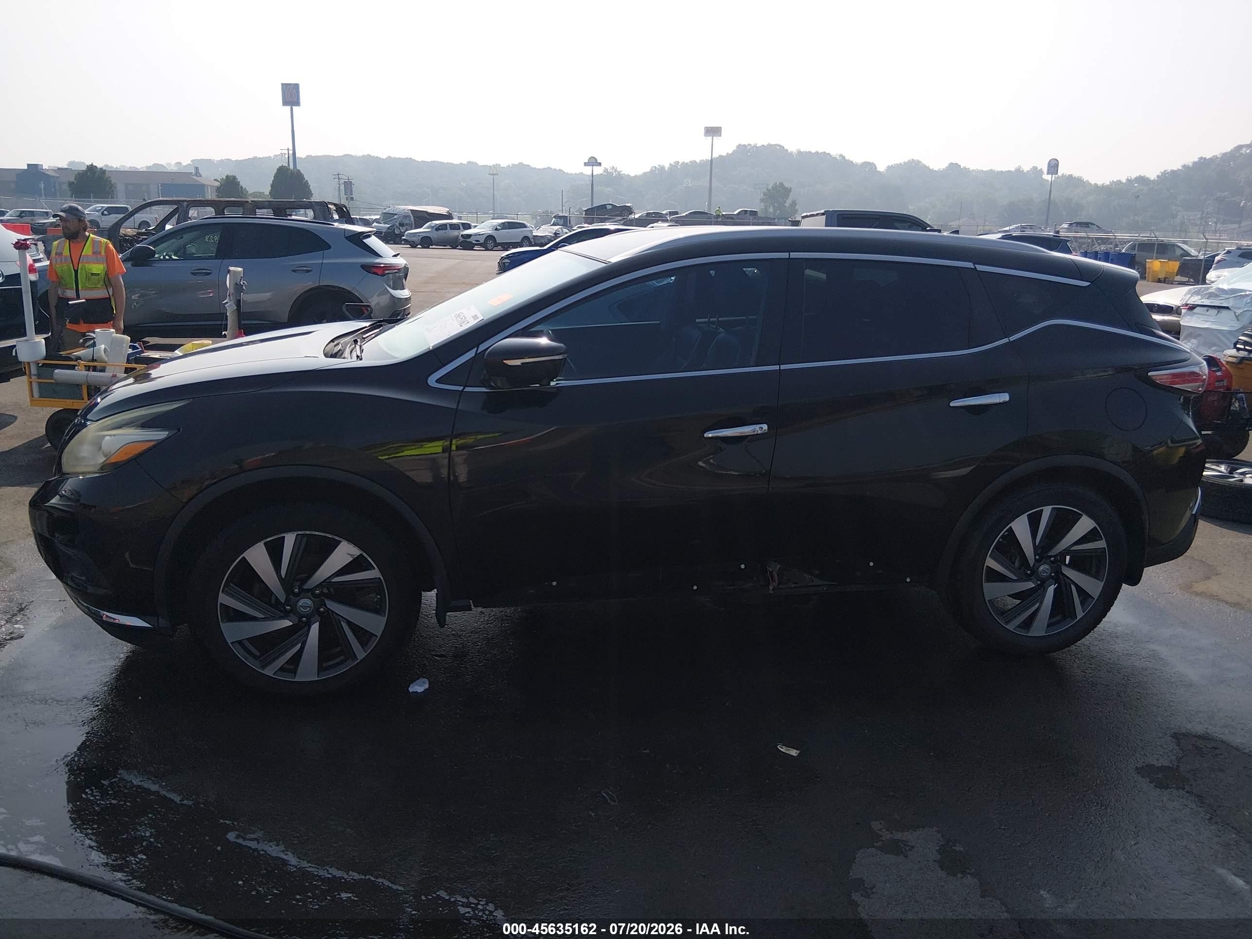 2015 Nissan Murano Platinum Black vin: 5N1AZ2MG1FN247600