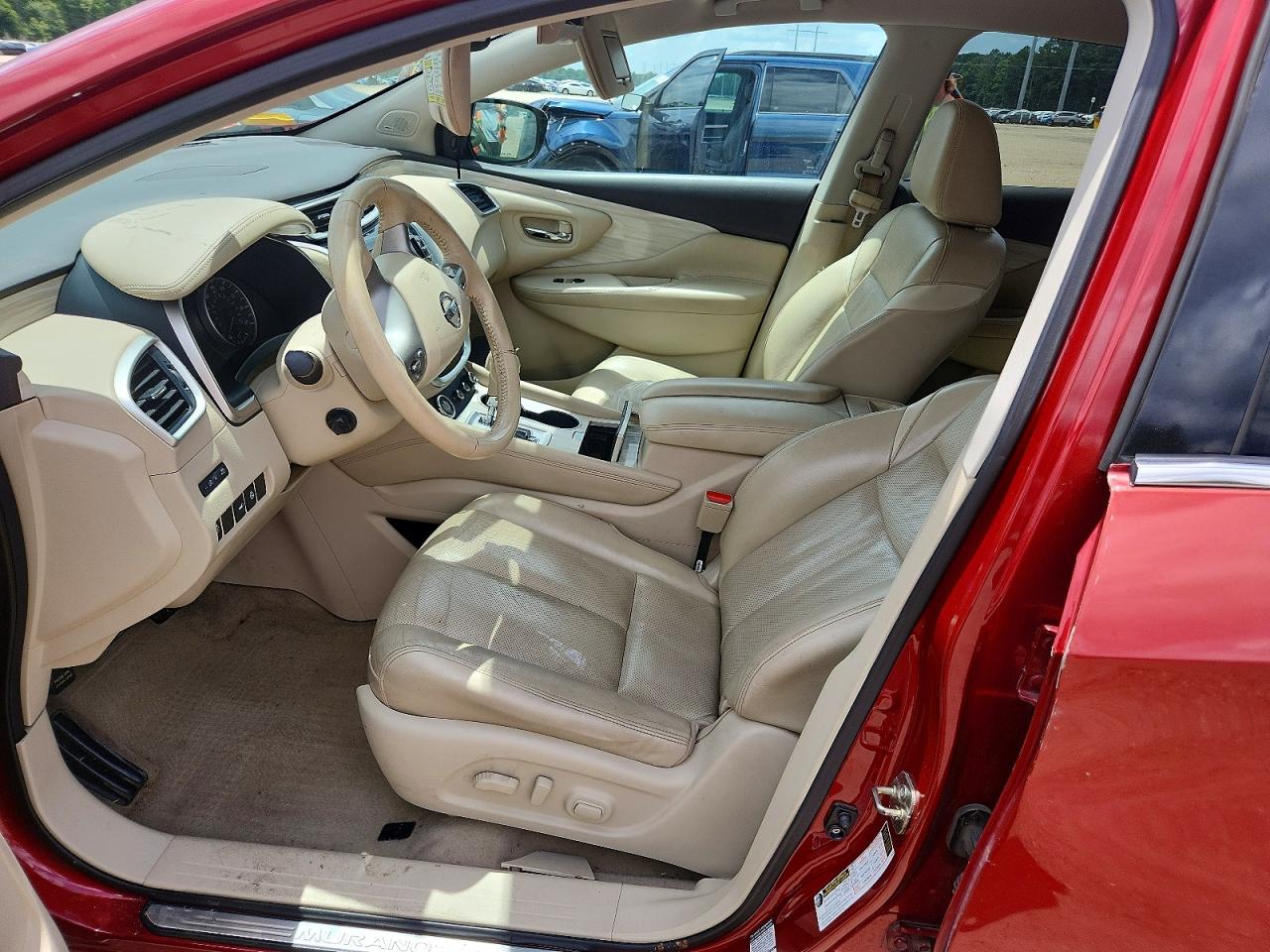2015 Nissan Murano Platinum Red vin: 5N1AZ2MG1FN260895