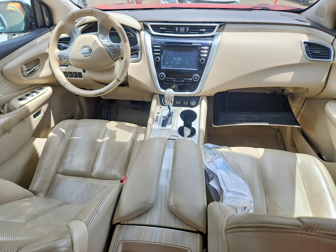 2015 Nissan Murano Platinum Red vin: 5N1AZ2MG1FN260895