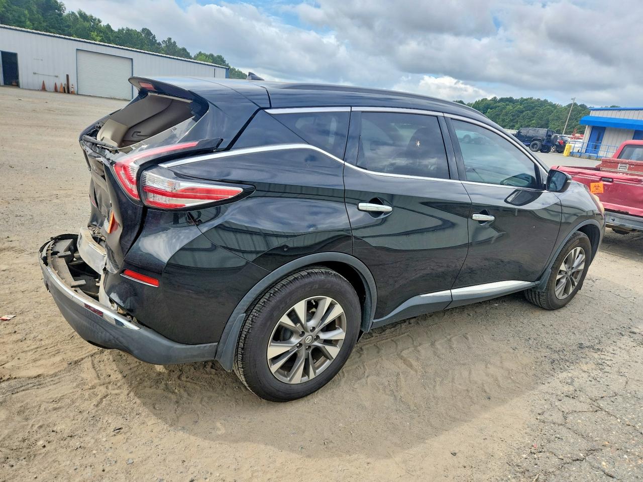 2015 Nissan Murano Sv Black vin: 5N1AZ2MG1FN261366