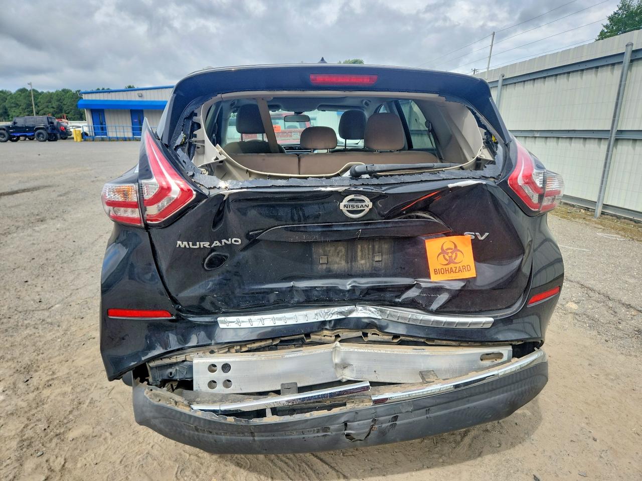 2015 Nissan Murano Sv Black vin: 5N1AZ2MG1FN261366