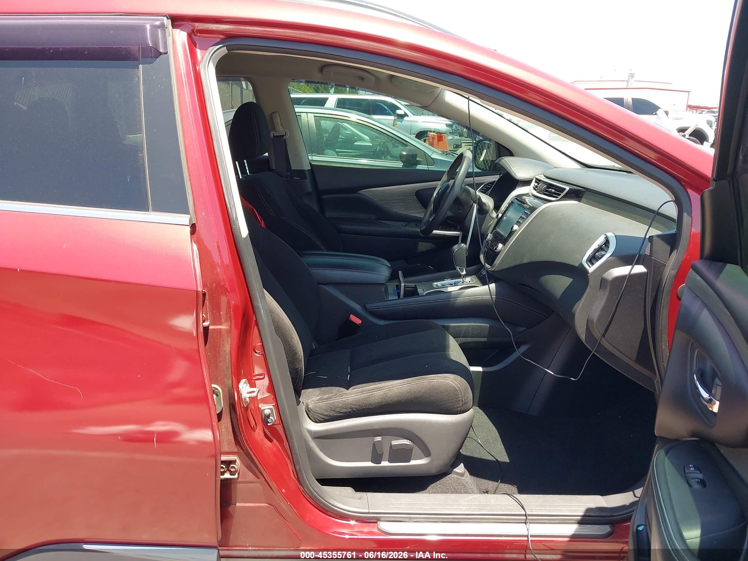 2015 Nissan Murano Sv Red vin: 5N1AZ2MG1FN261707