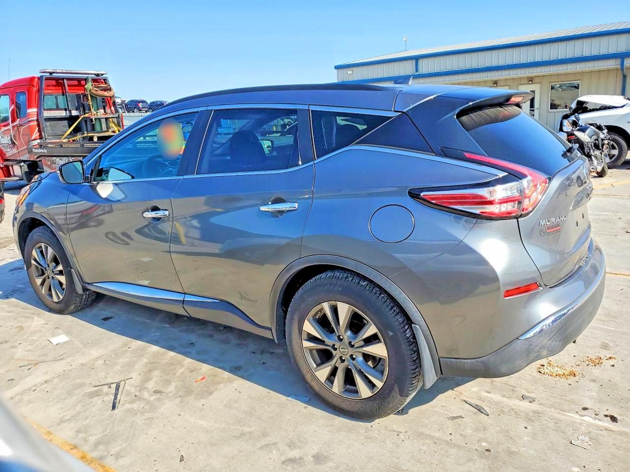 2015 Nissan Murano Sv Серый vin: 5N1AZ2MG1FN263277
