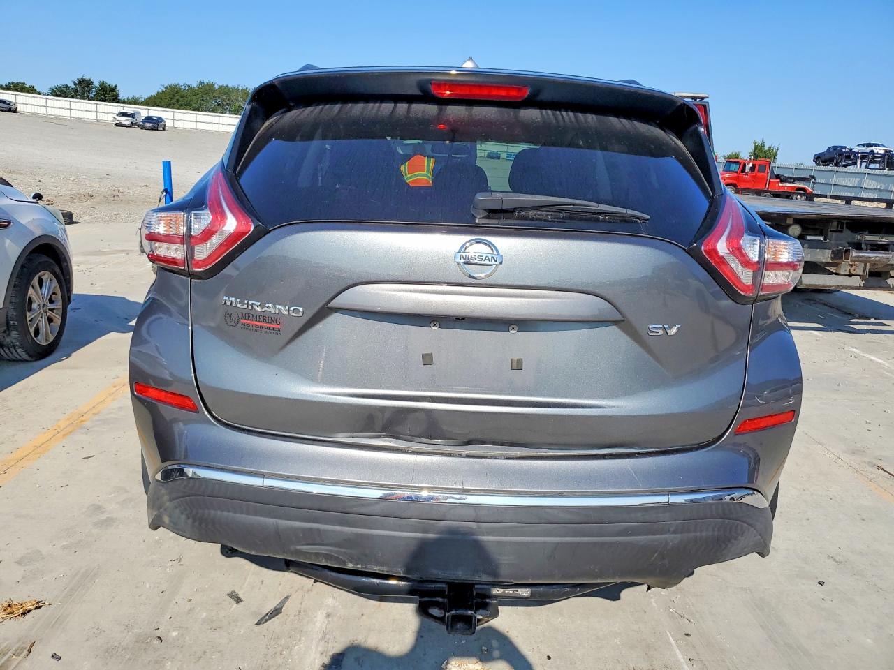2015 Nissan Murano Sv Серый vin: 5N1AZ2MG1FN263277