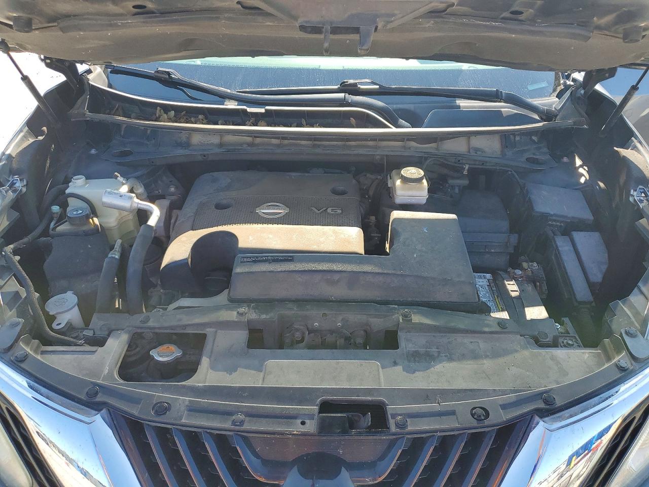 2015 Nissan Murano Sv Серый vin: 5N1AZ2MG1FN263277