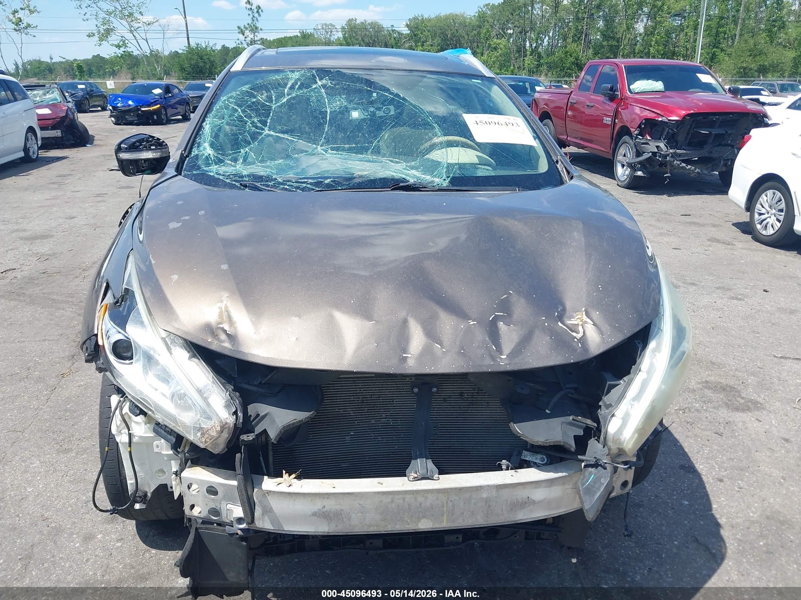 2015 Nissan Murano Platinum Brown vin: 5N1AZ2MG1FN264316