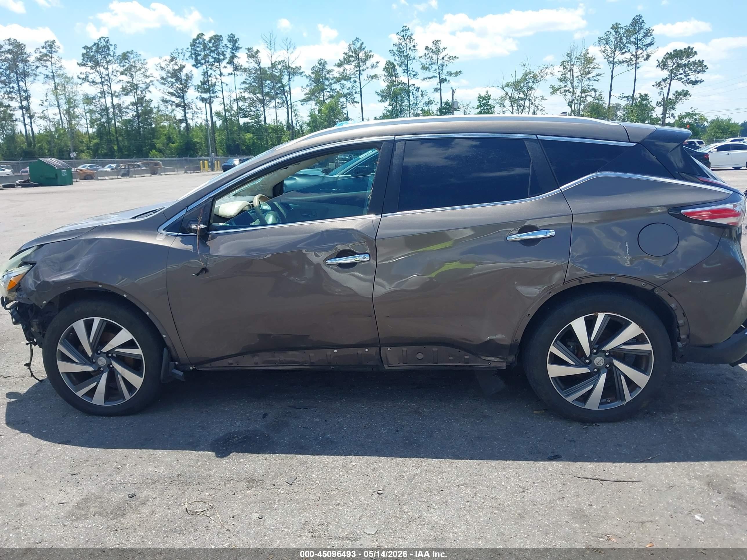 2015 Nissan Murano Platinum Brown vin: 5N1AZ2MG1FN264316