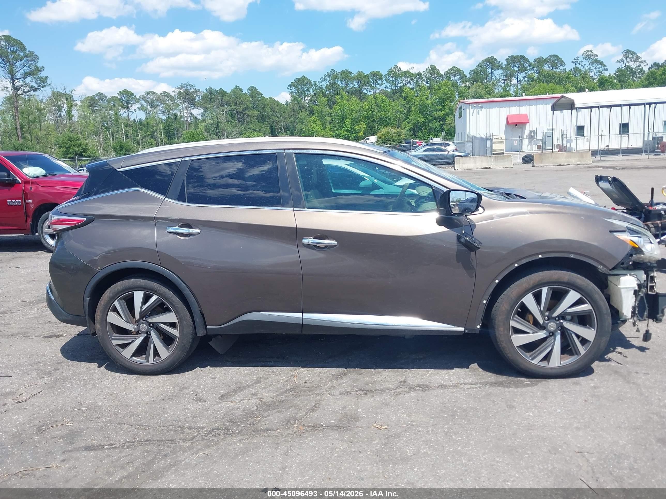 2015 Nissan Murano Platinum Brown vin: 5N1AZ2MG1FN264316