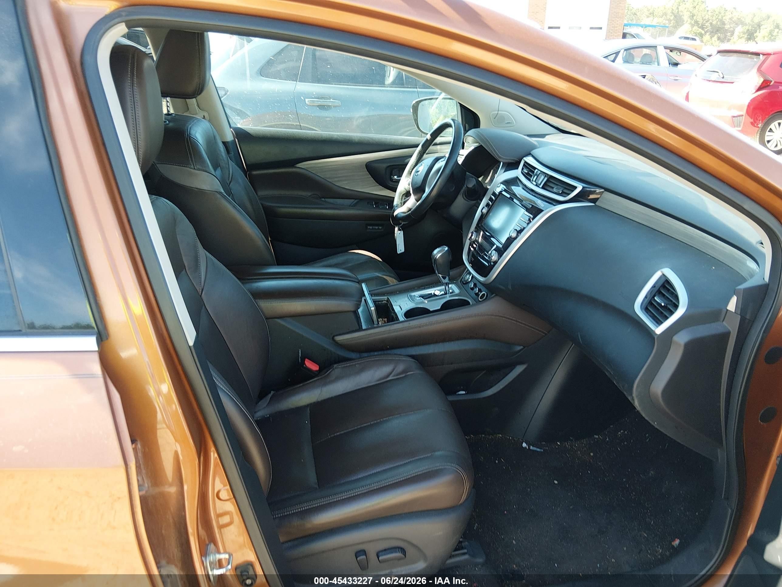 2015 Nissan Murano Platinum Orange vin: 5N1AZ2MG1FN273033